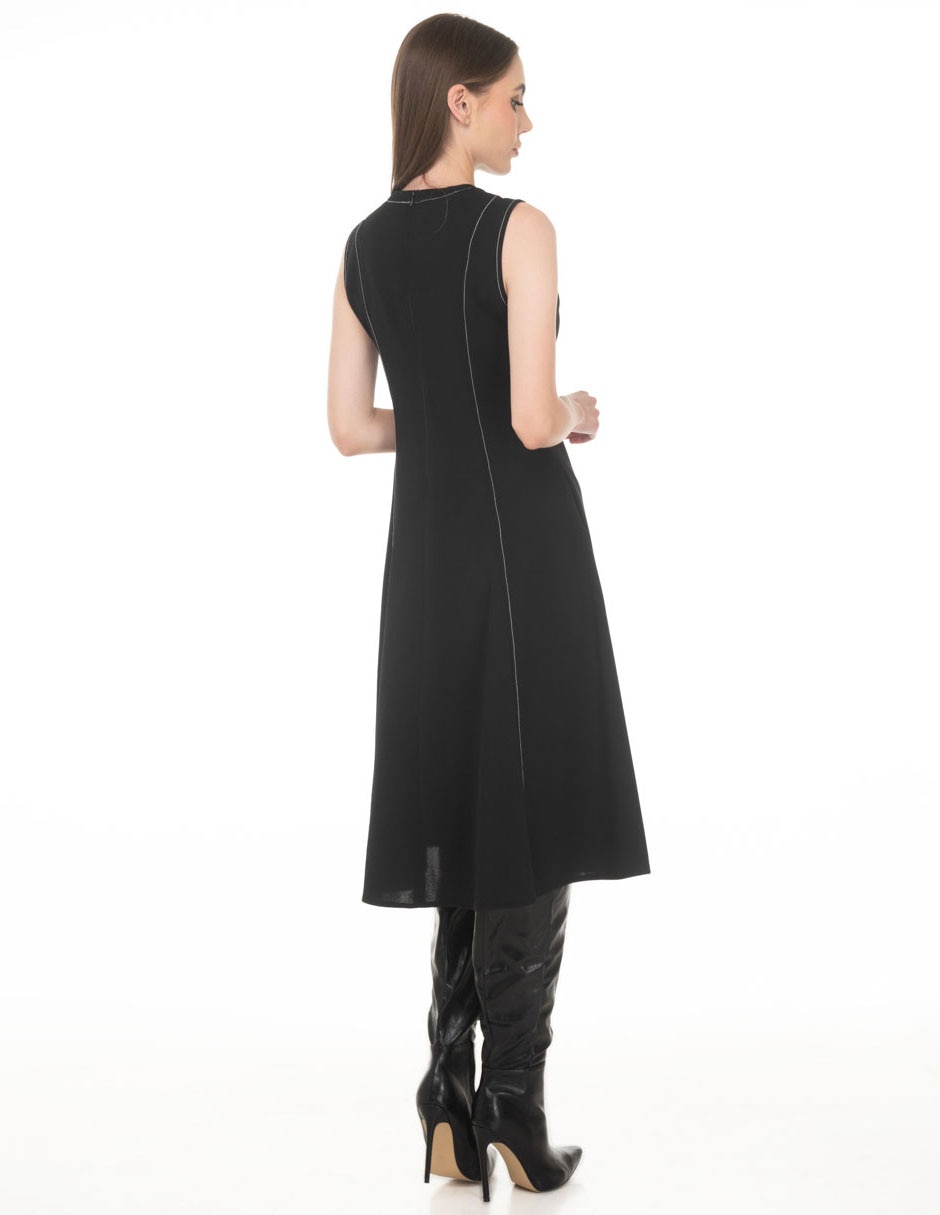 Vestido Midi Casual COLECCION AGOSTO para mujer 2
