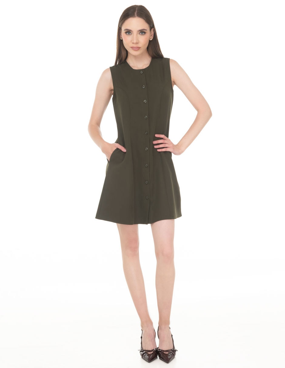 Vestido Corto Casual COLECCION AGOSTO para mujer 3