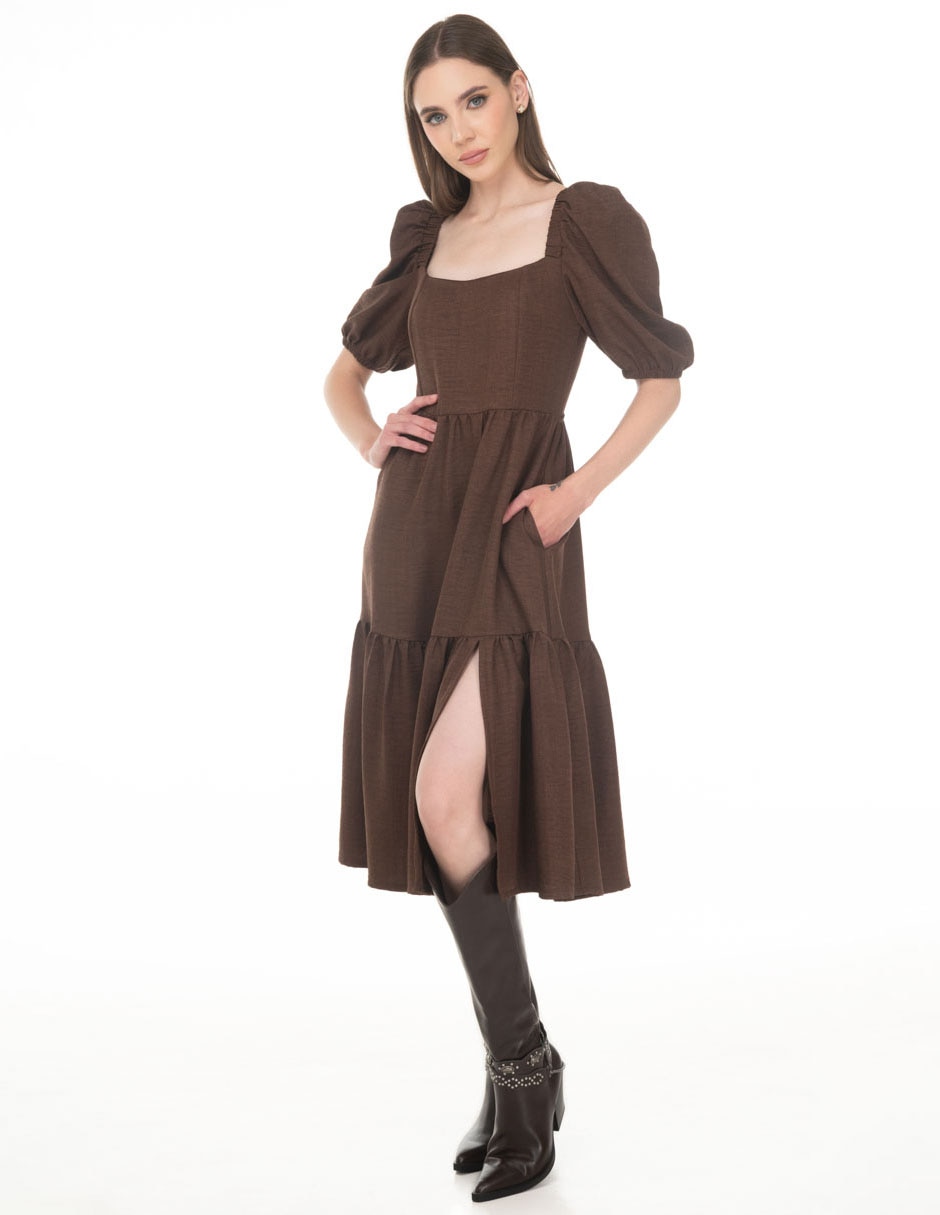Vestido Midi Casual COLECCION AGOSTO para mujer