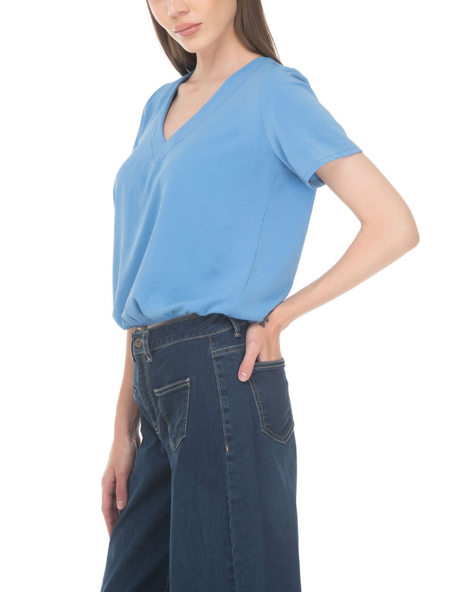 BLUSA COLECCION AGOSTO manga Corta para mujer 4