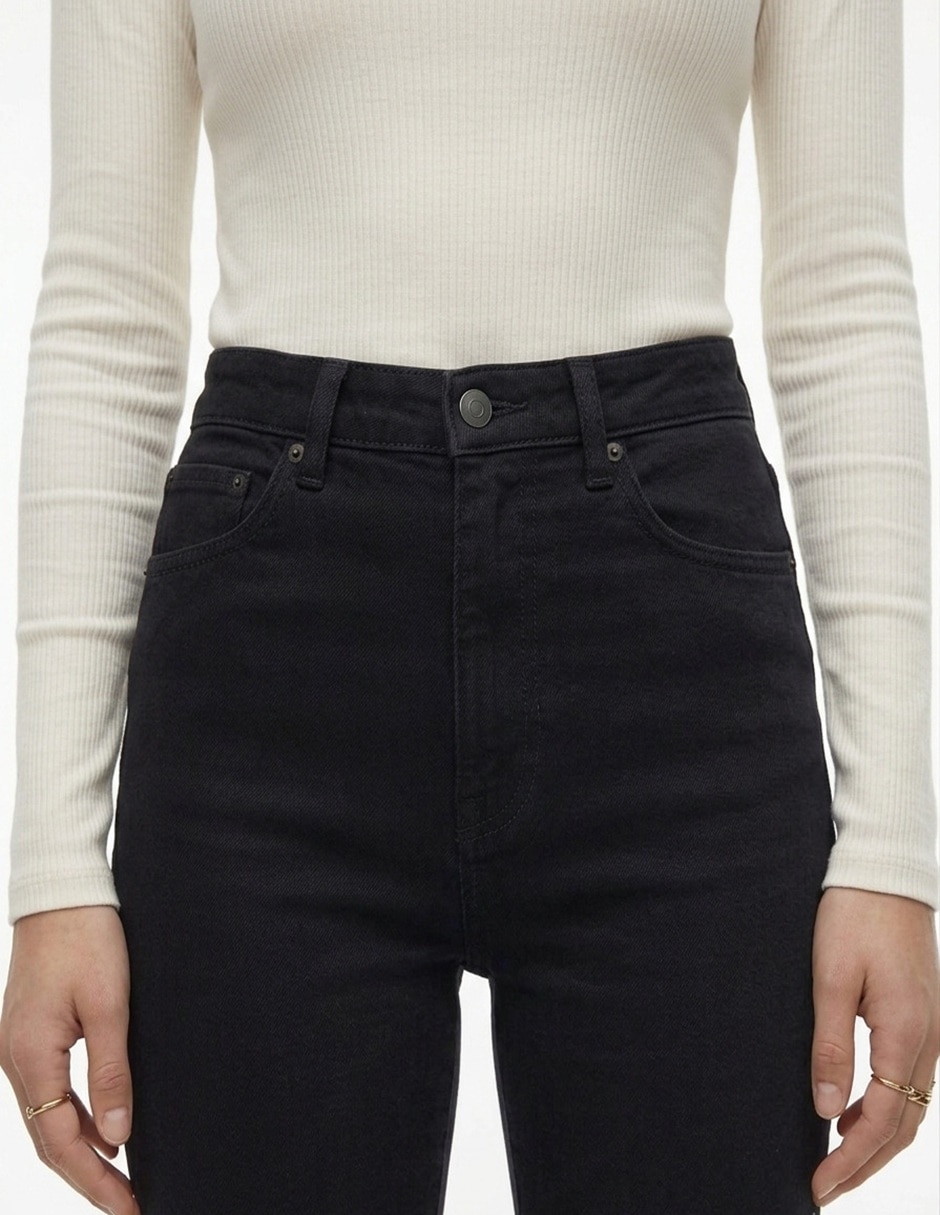 Jeans straight para mujer 2