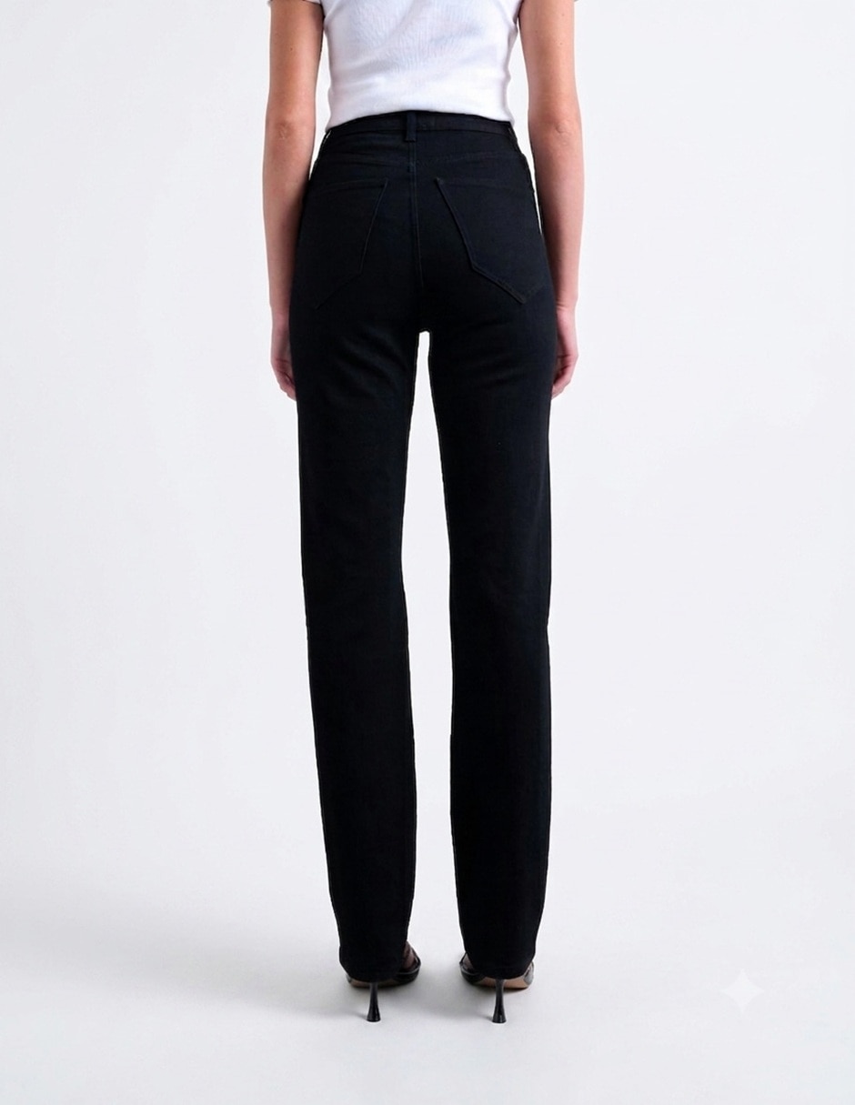 Jeans straight para mujer 4