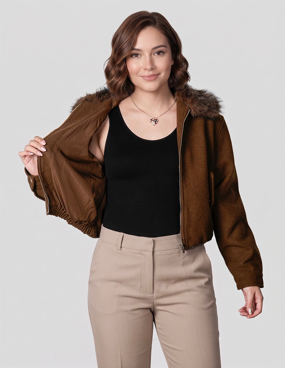 Chamarra Bomber para mujer 4