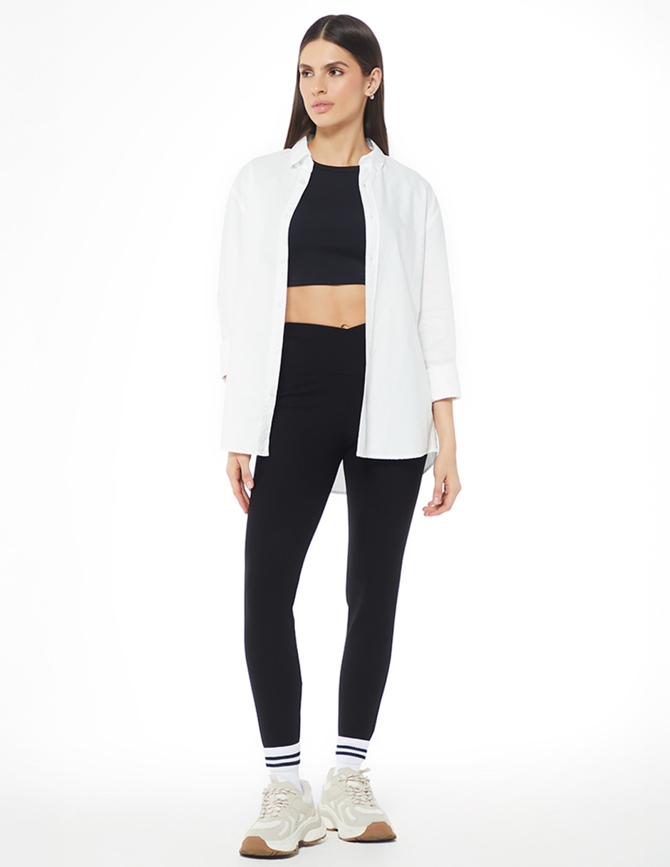 Legging a la cintura con elástico para mujer 3