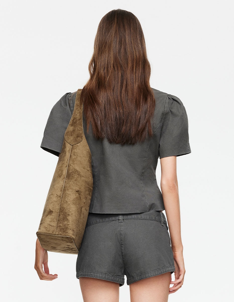 Blusa manga corta para mujer 4