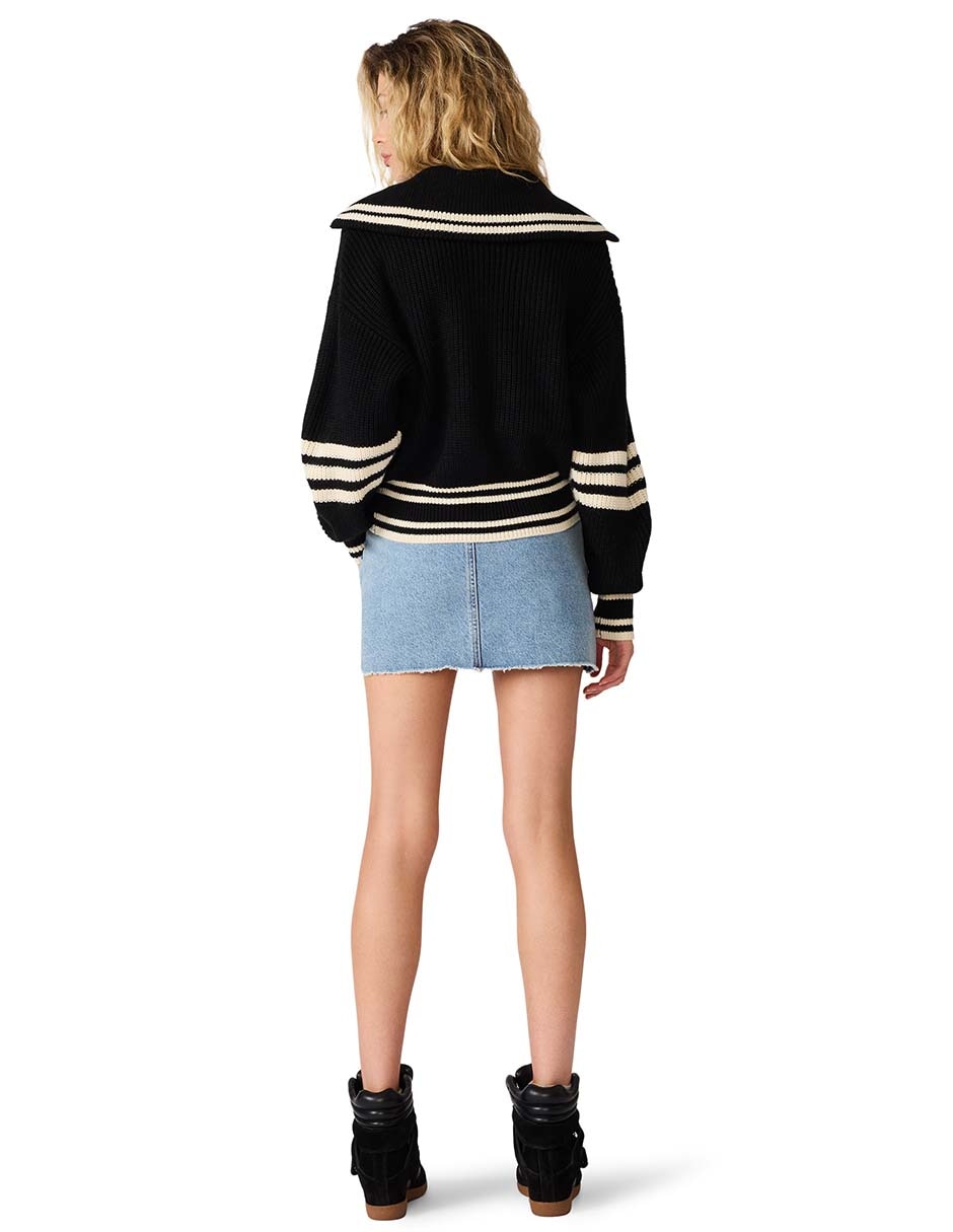 Suéter Steve Madden cuello solapa para mujer