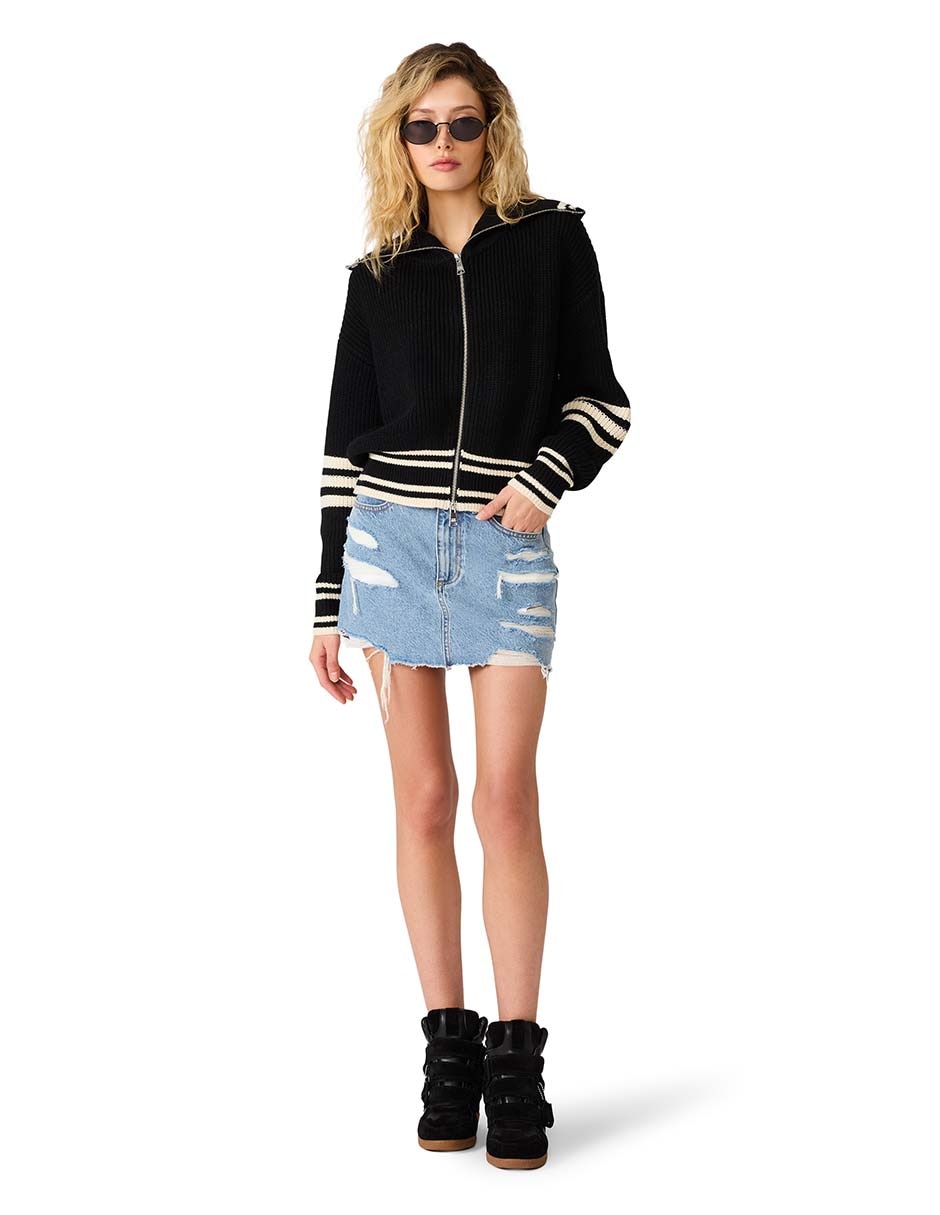 Suéter Steve Madden cuello solapa para mujer