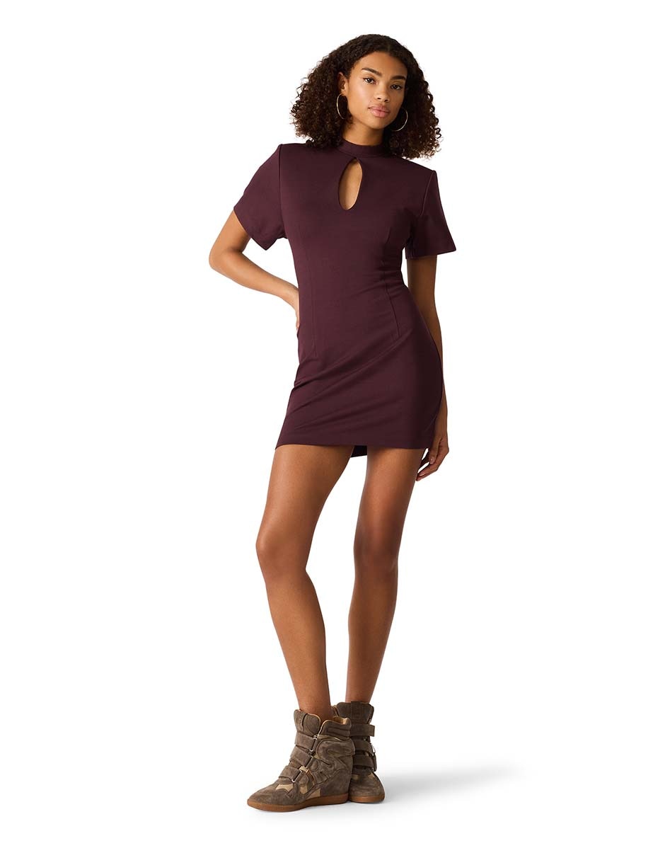 Vestido arriba de la rodilla casual para mujer 4