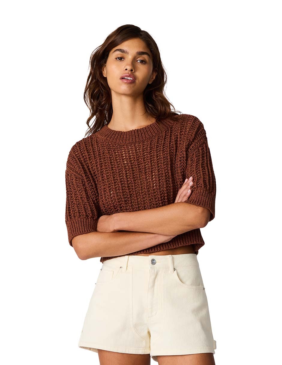 Suéter cuello redondo para mujer Suéter cuello redondo para mujer