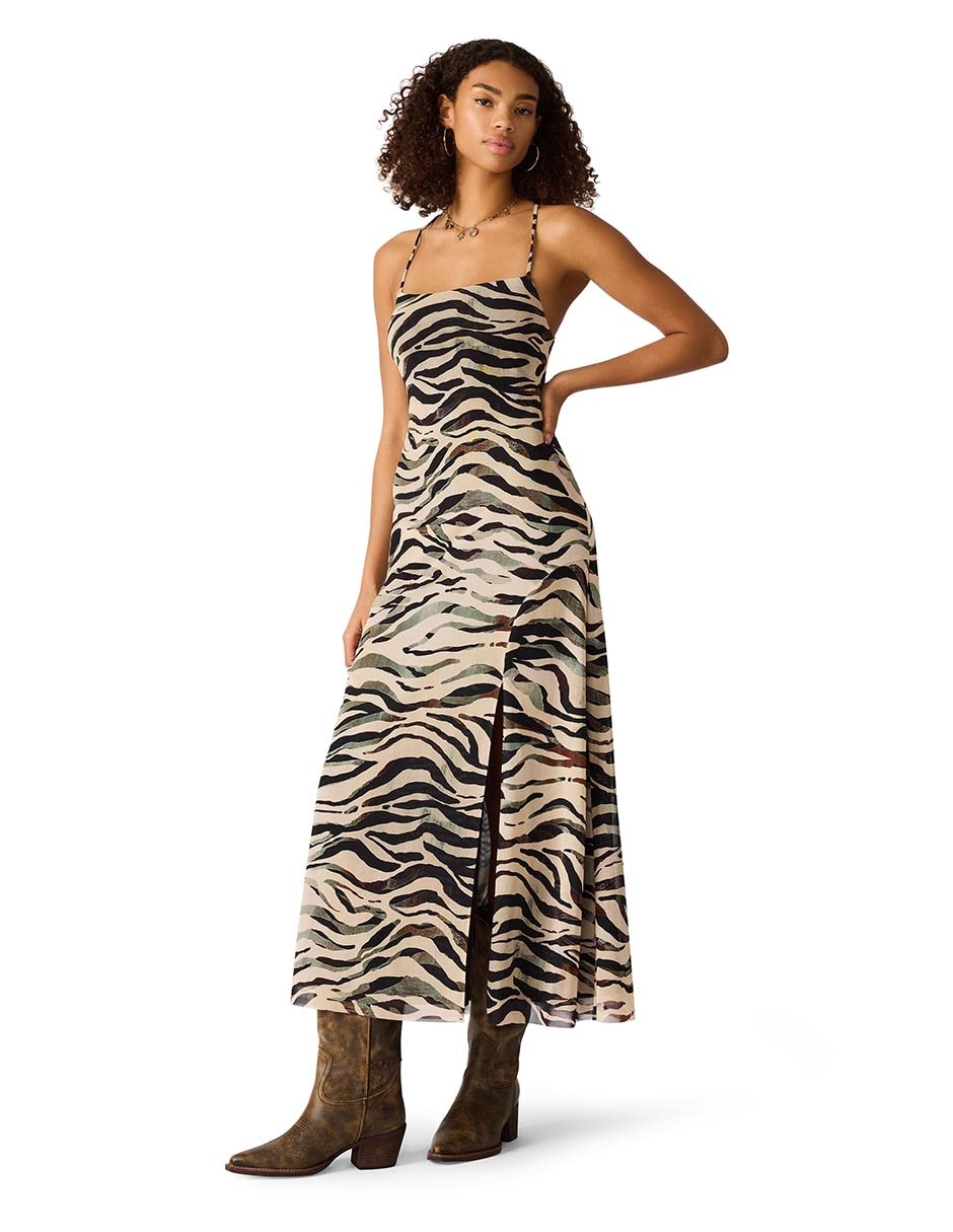 Vestido midi casual para mujer