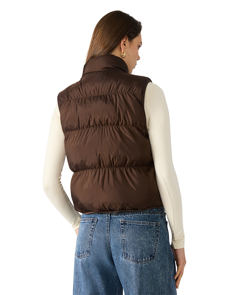 Chaleco de nylon para mujer