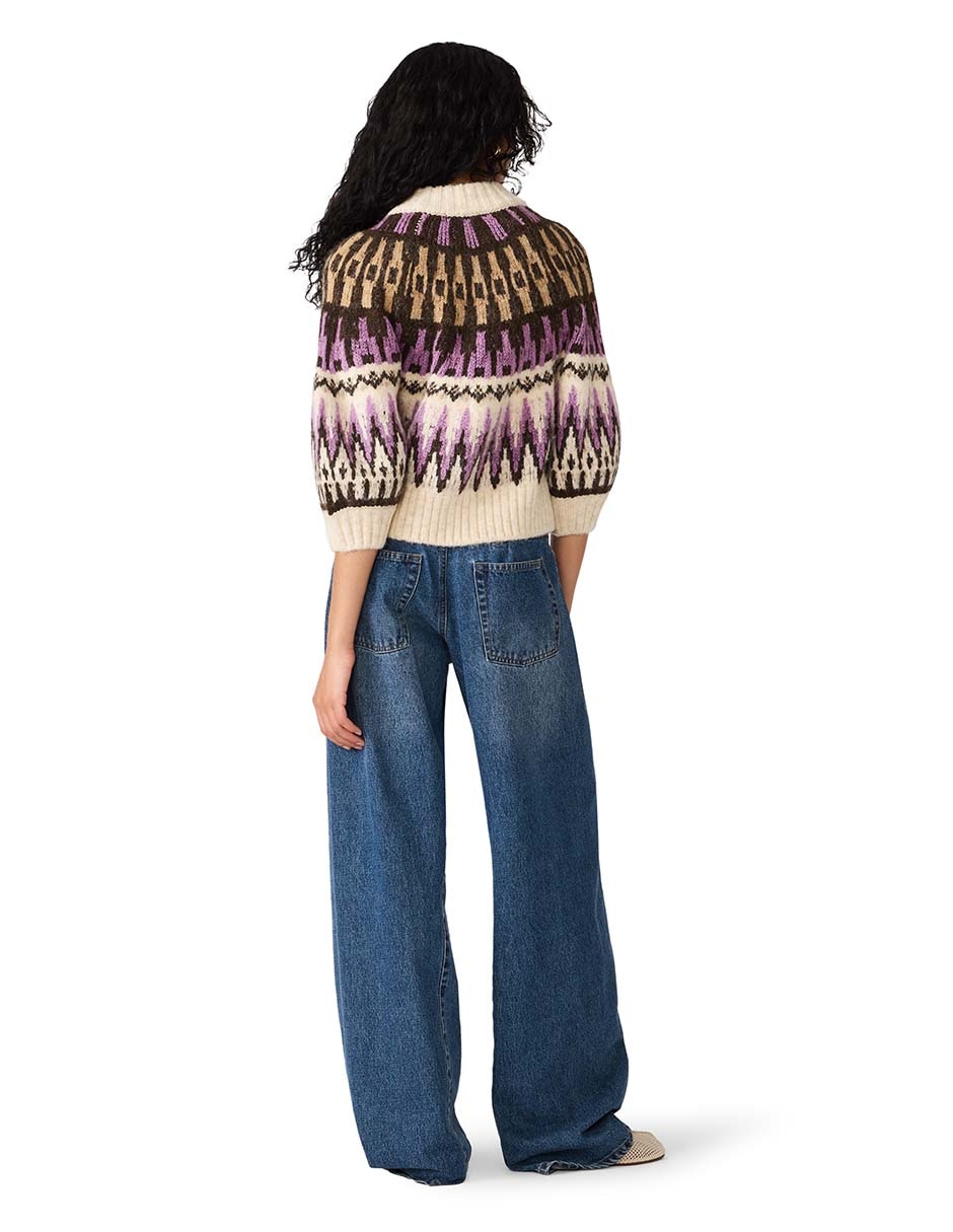 Suéter cuello alto para mujer 5