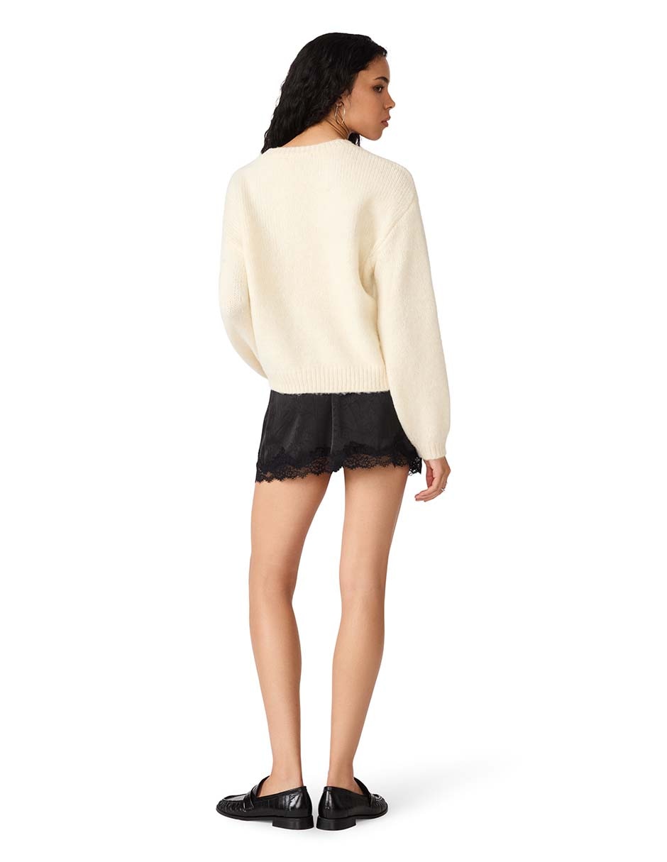 Suéter cuello redondo para mujer 5