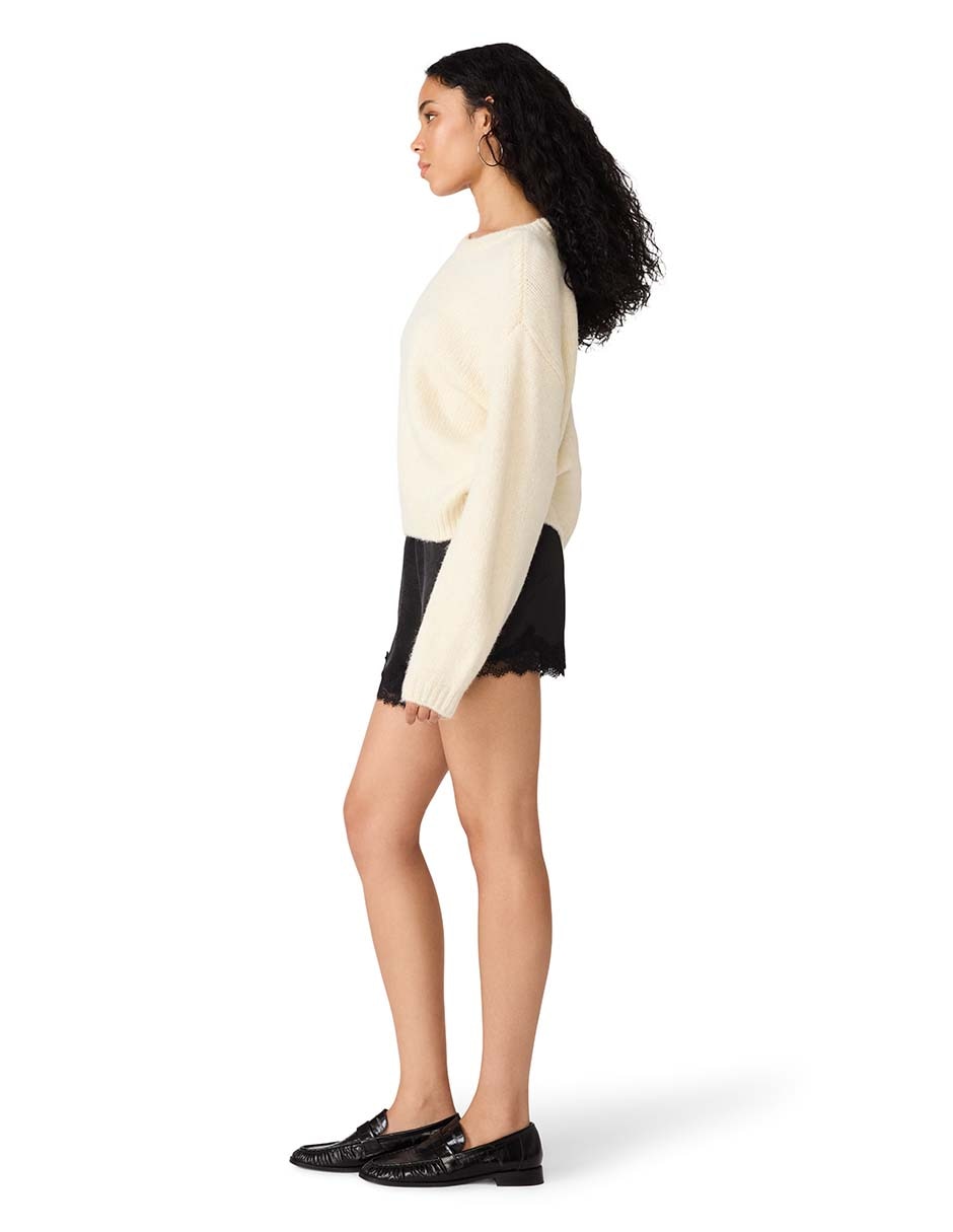 Suéter cuello redondo para mujer 4