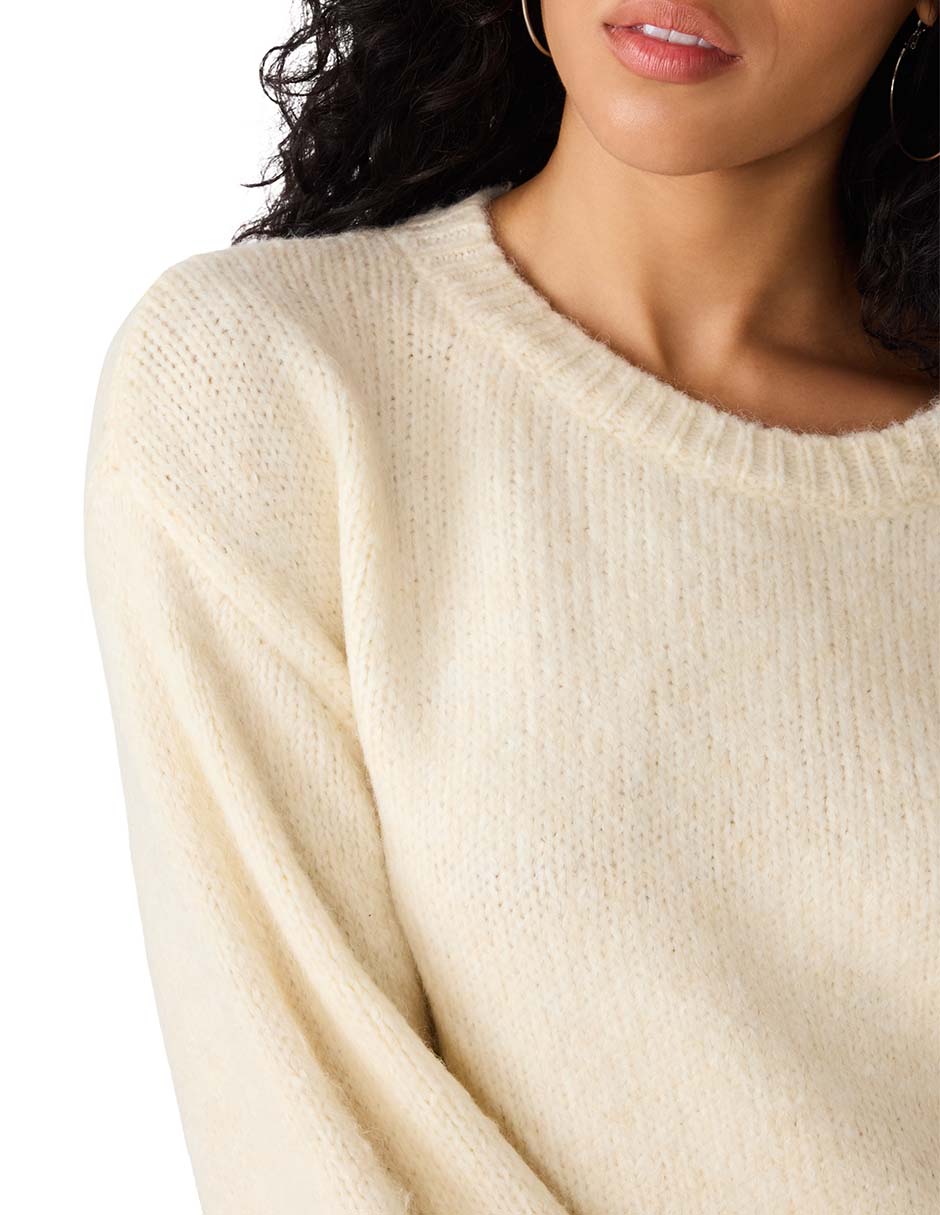 Suéter cuello redondo para mujer 2