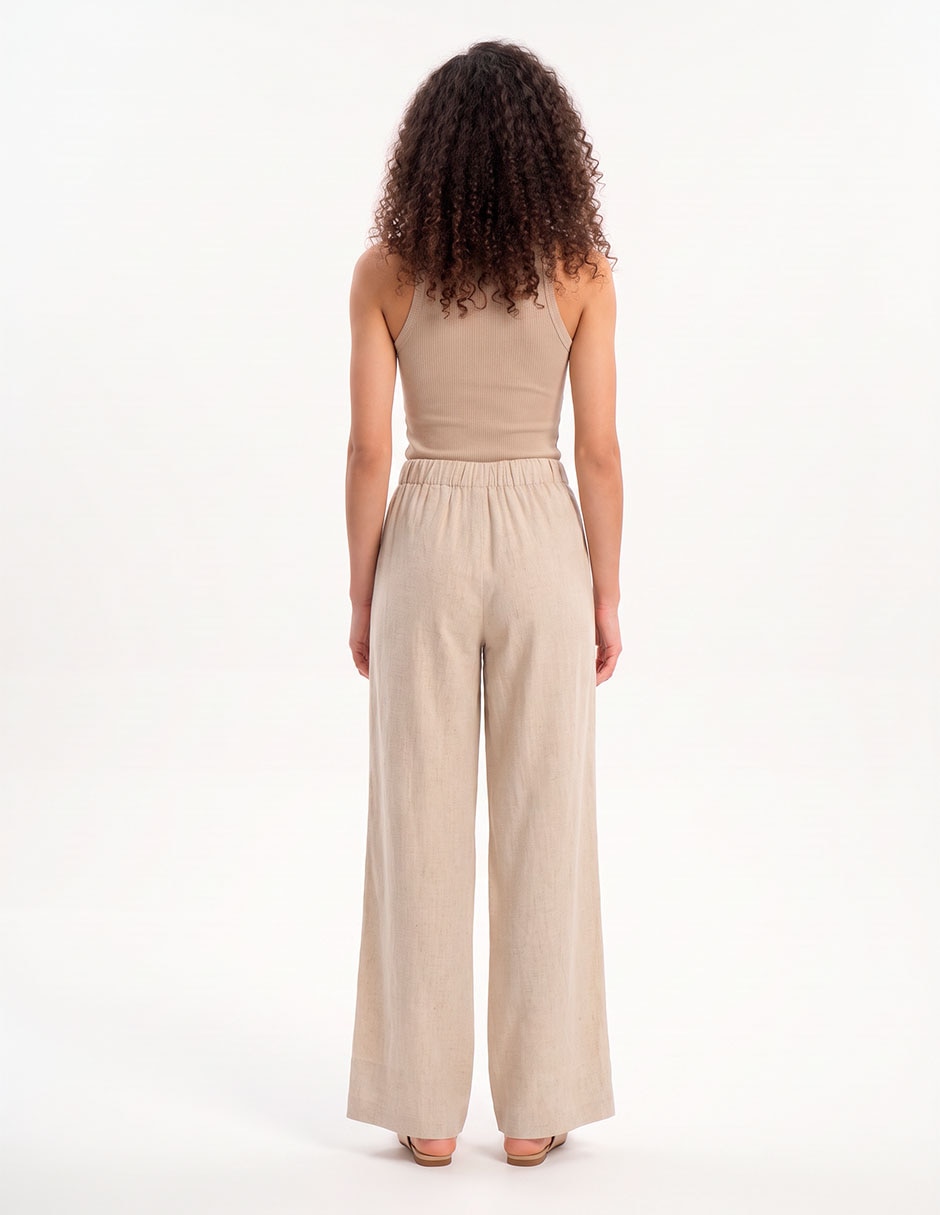 Pantalón amplio para mujer 4