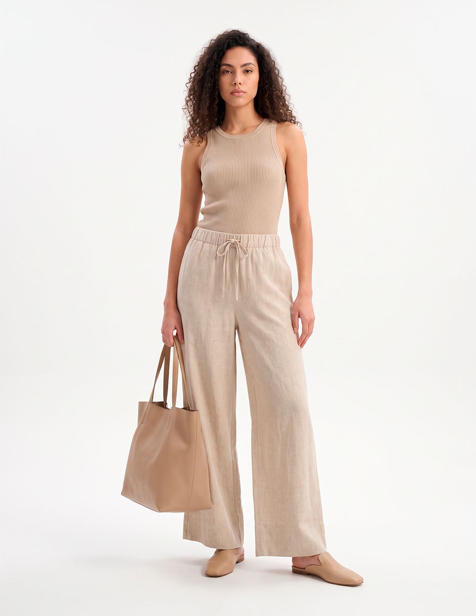 Pantalón amplio para mujer 3