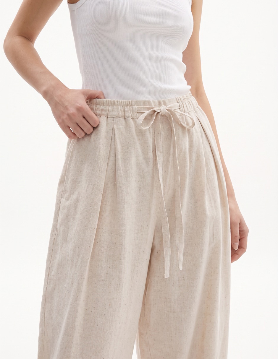 Pantalón amplio para mujer 4