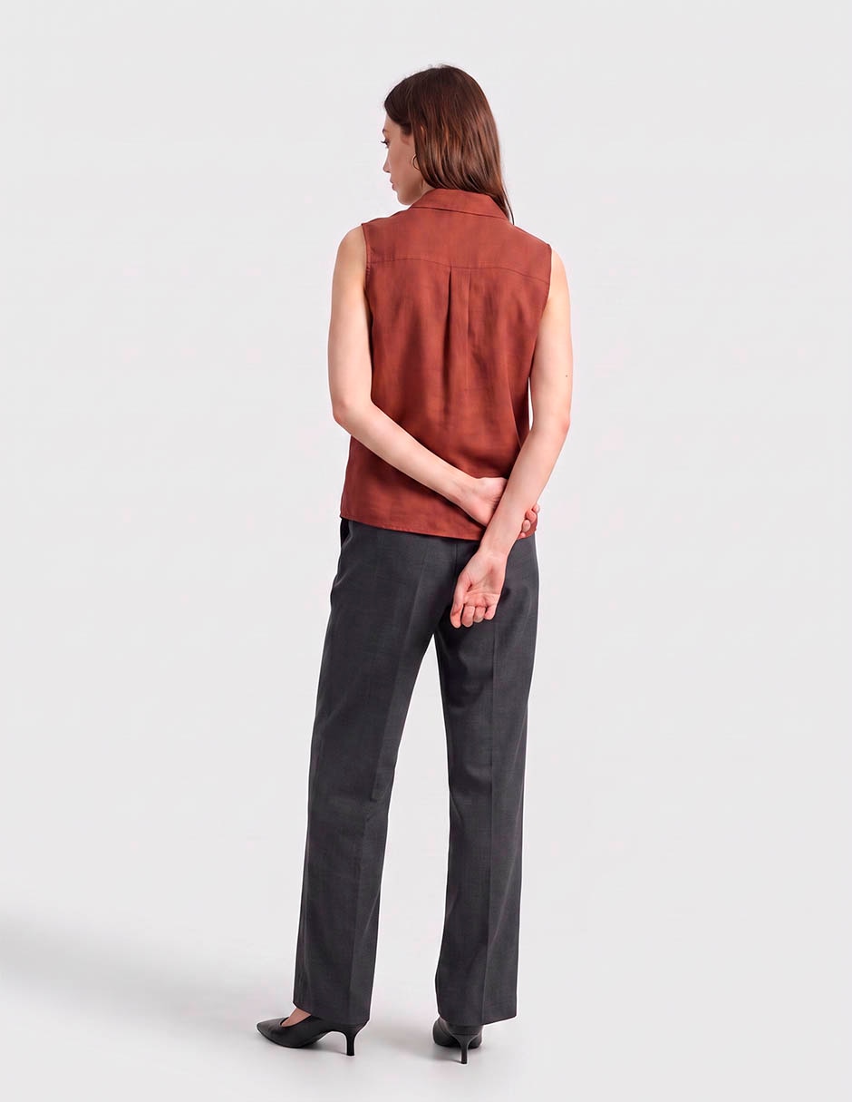 Camisa vero moda sin manga para mujer