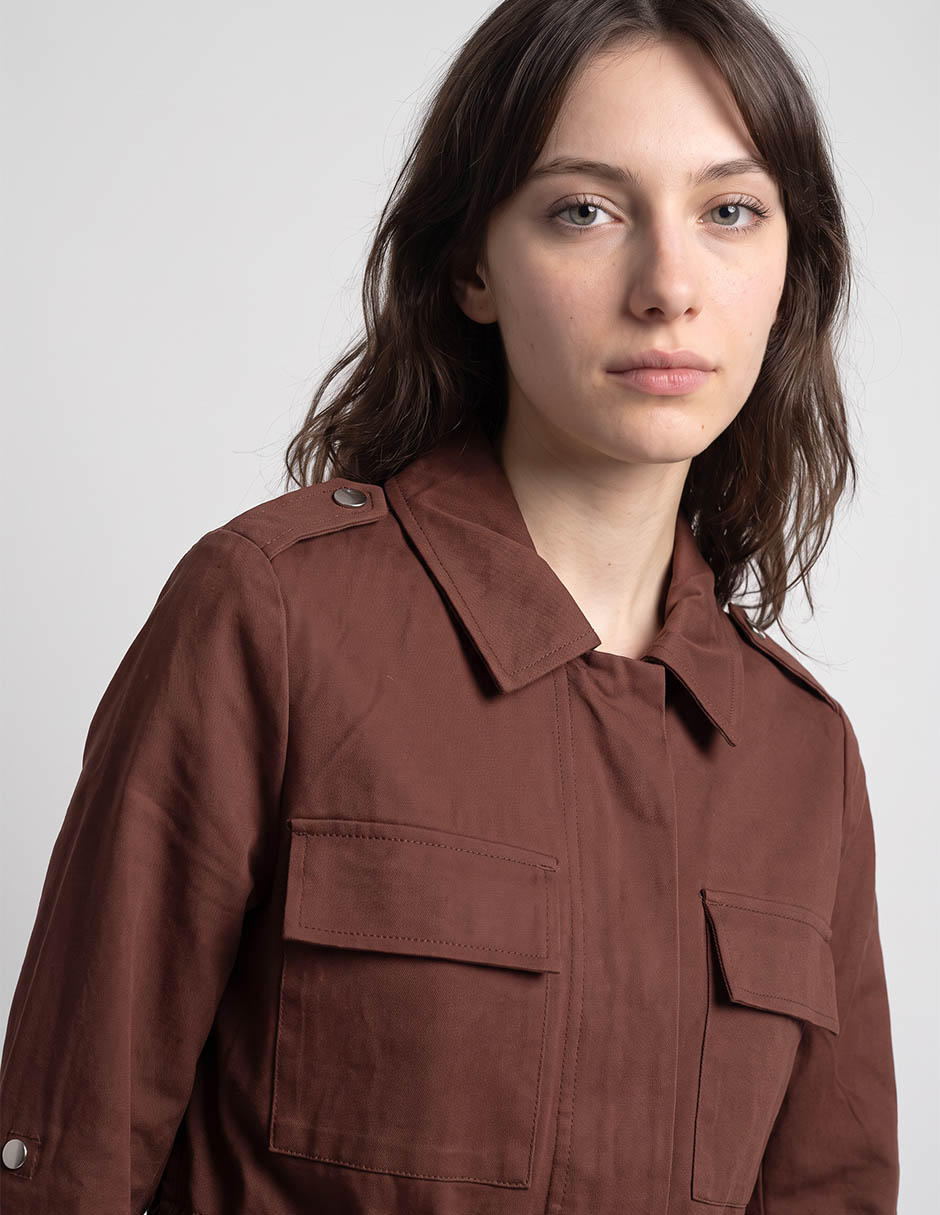 Chamarra cazadora impermeable para mujer 3