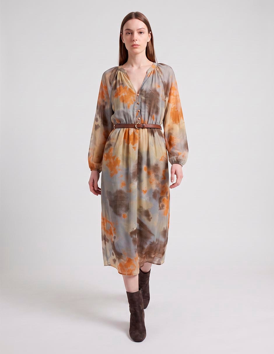 Vestido largo casual para mujer