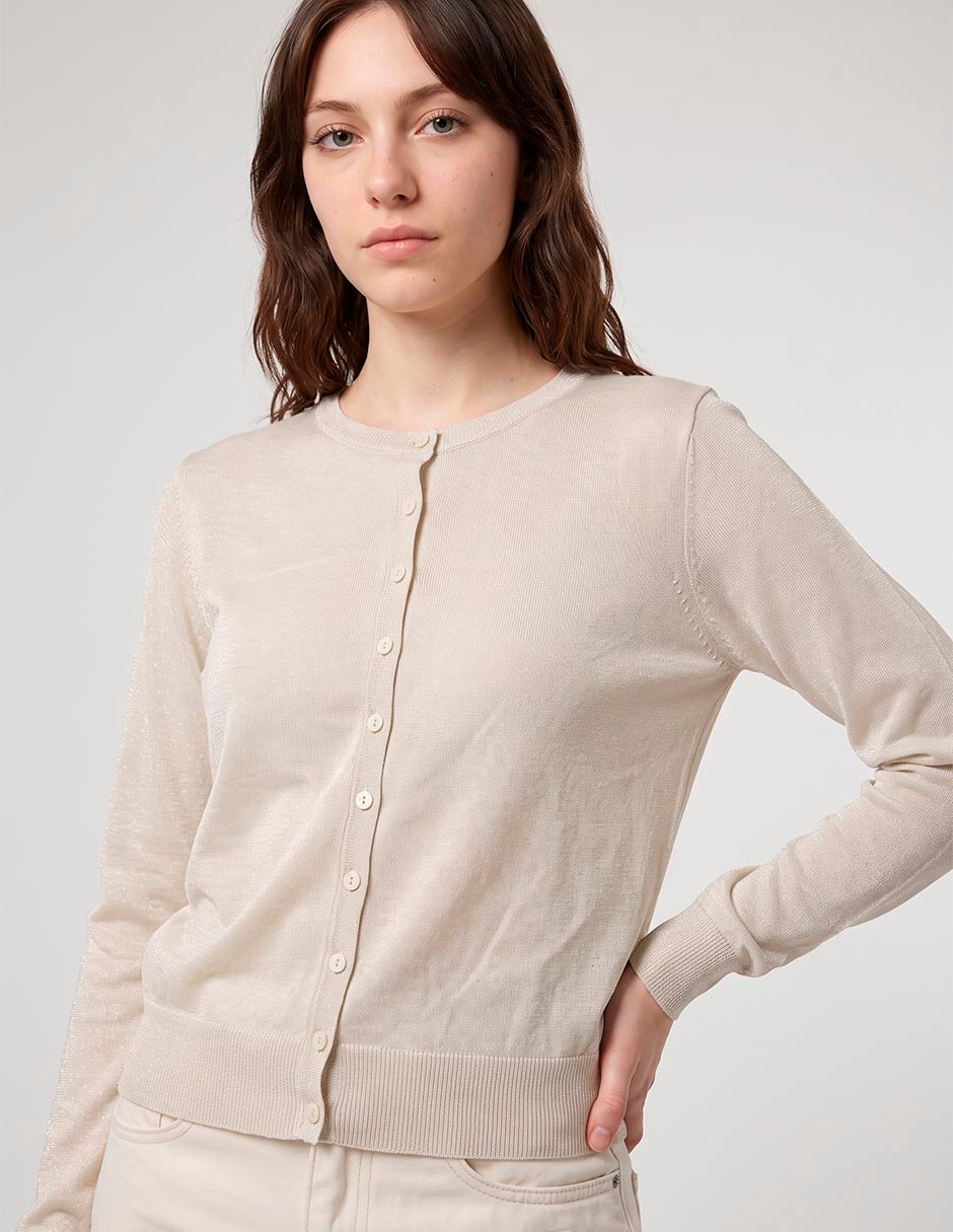 Suéter cuello redondo para mujer 3