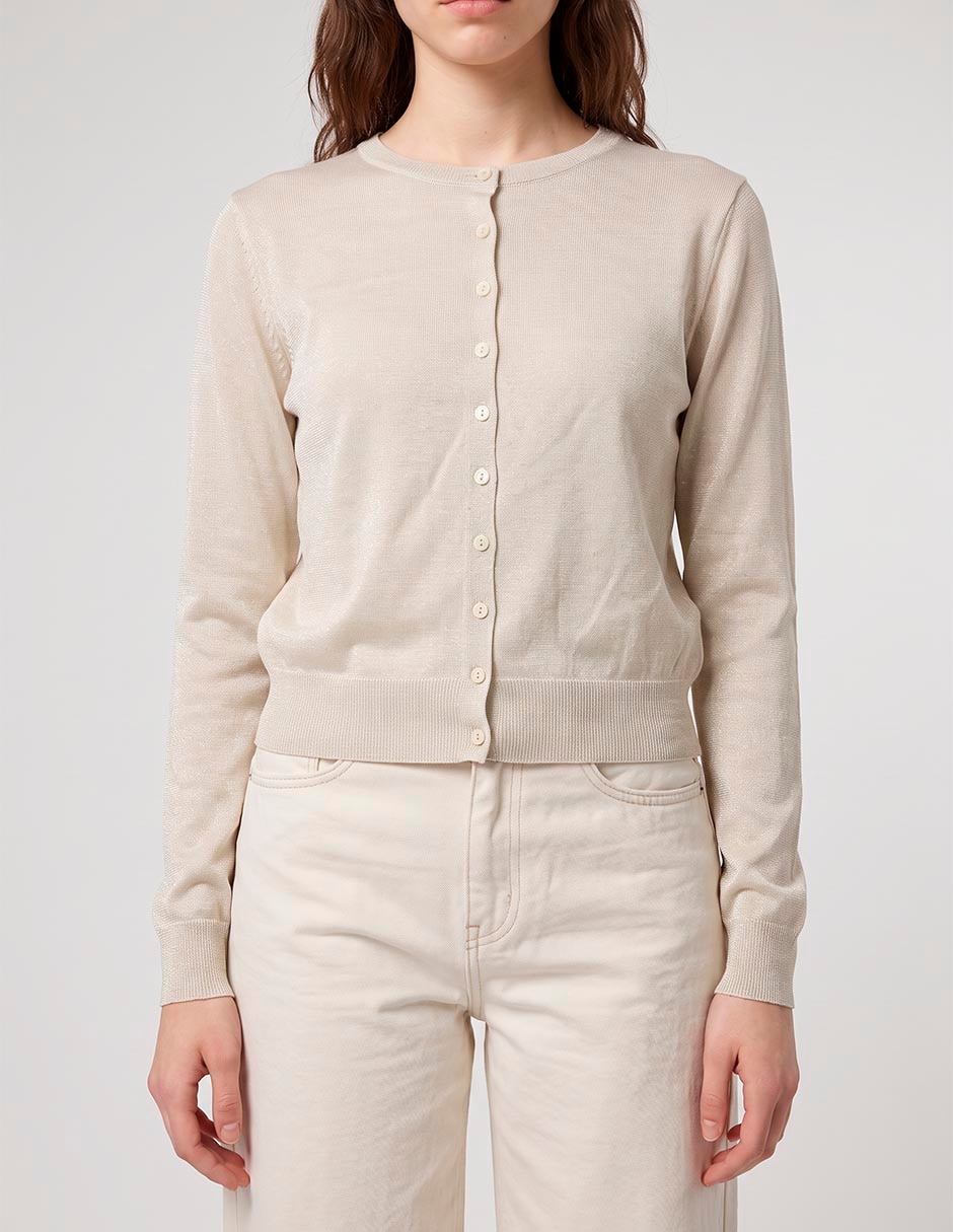 Suéter cuello redondo para mujer 2