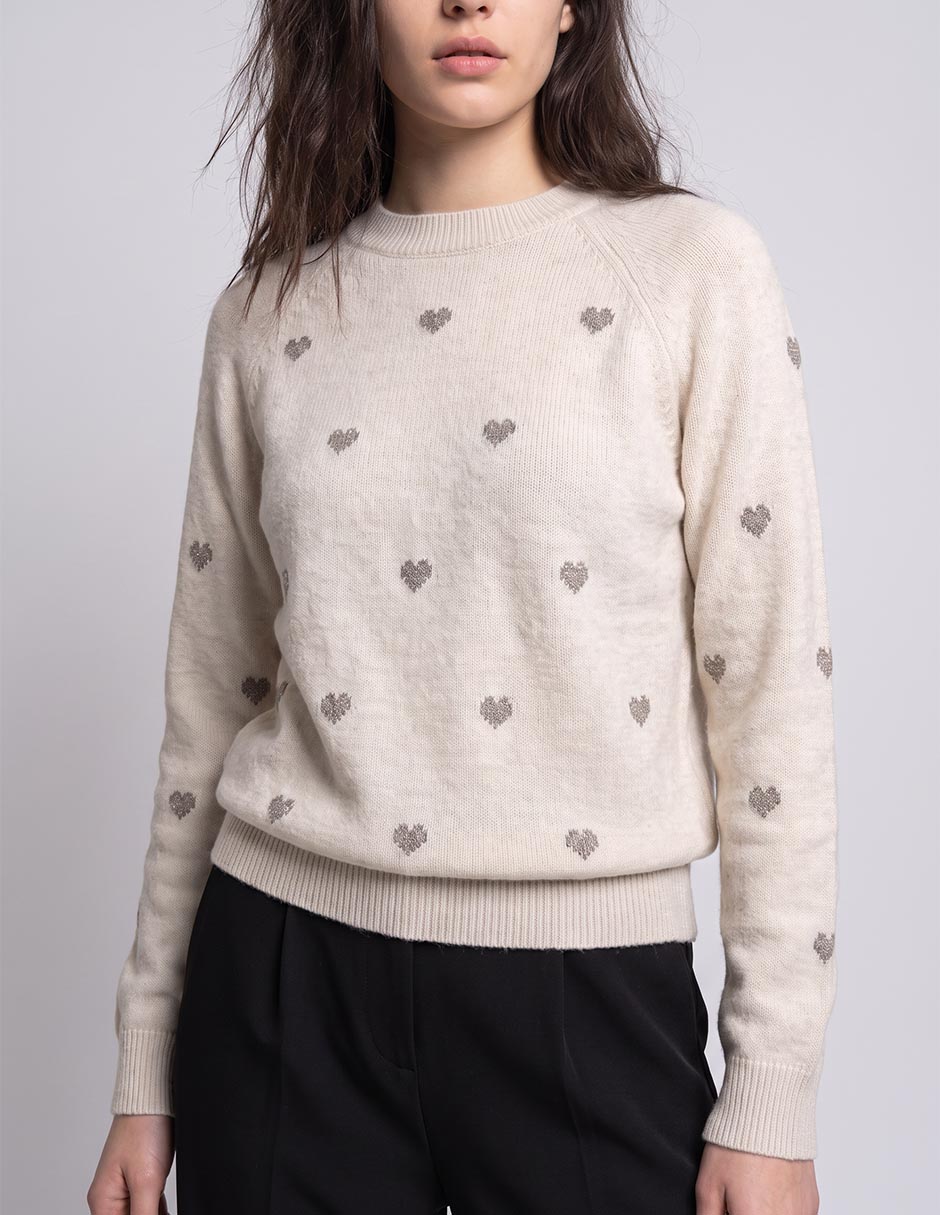 Suéter cuello redondo para mujer 3