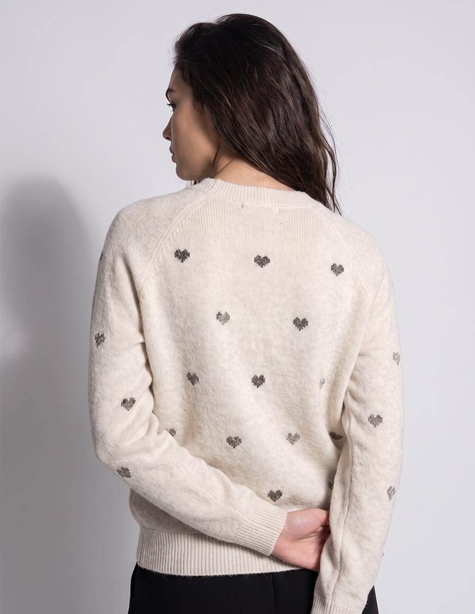 Suéter cuello redondo para mujer 4