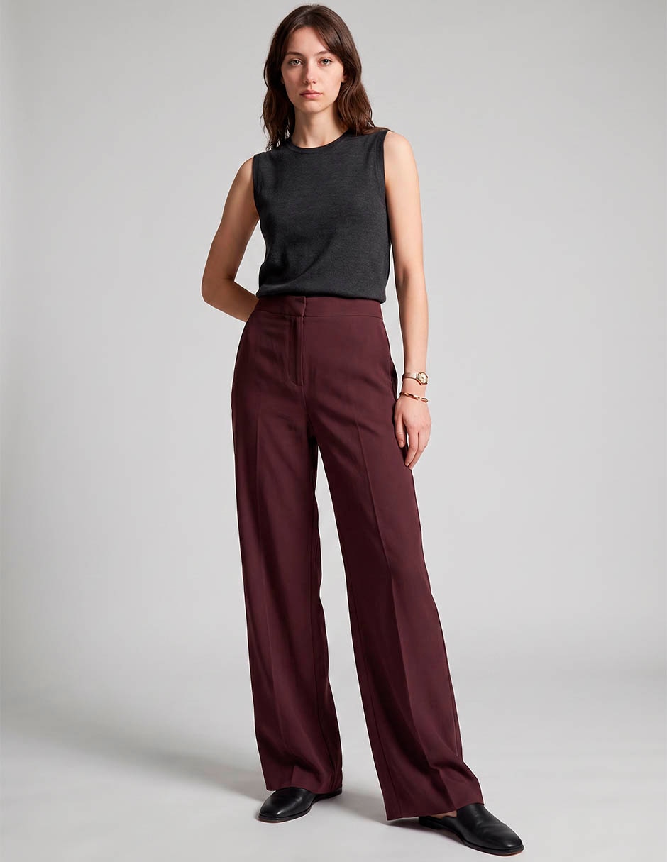 Pantalón relaxed recto para mujer 3