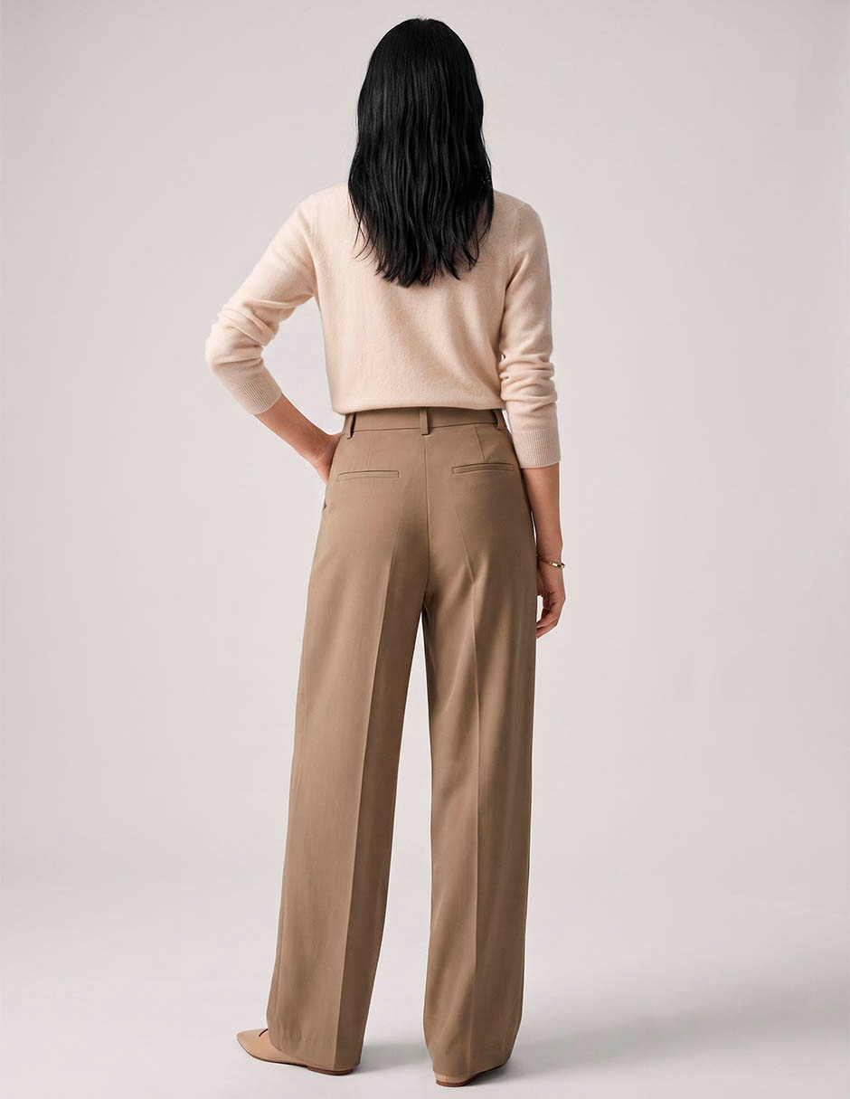 Pantalón relaxed wide leg para mujer 2