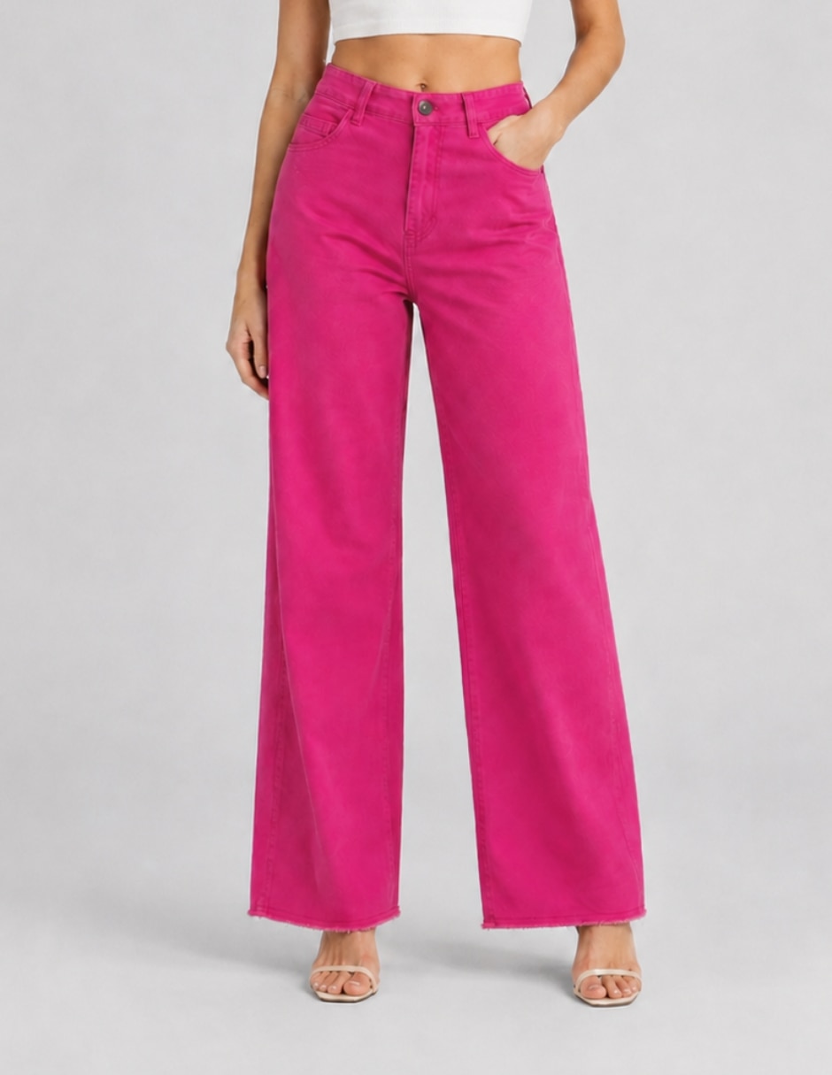 Jeans wide leg 25093-d gabardina para mujer Jeans wide leg 25093-d gabardina para mujer