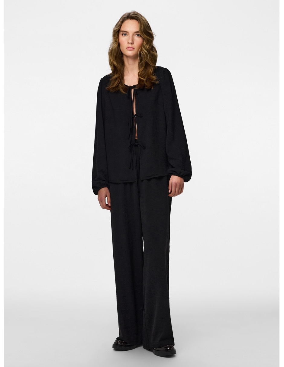 Pantalón de vestir wide leg para mujer 4