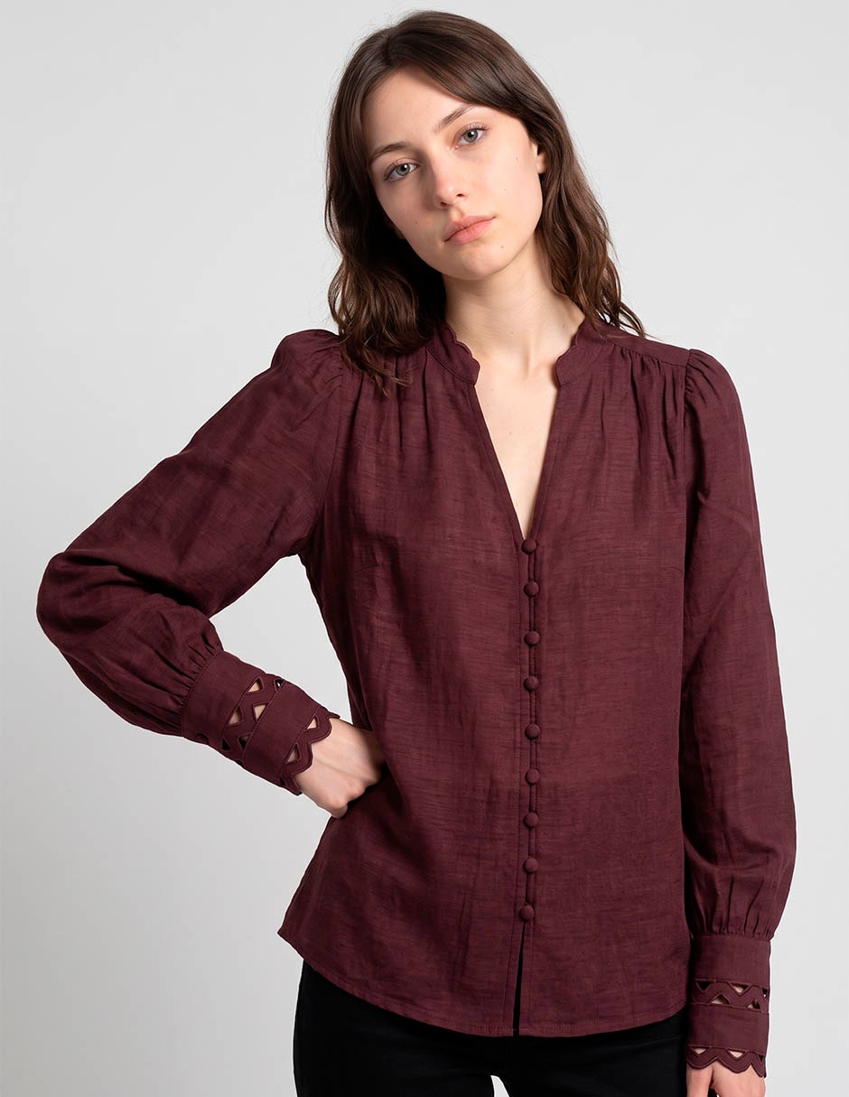 Blusa vero moda manga larga para mujer