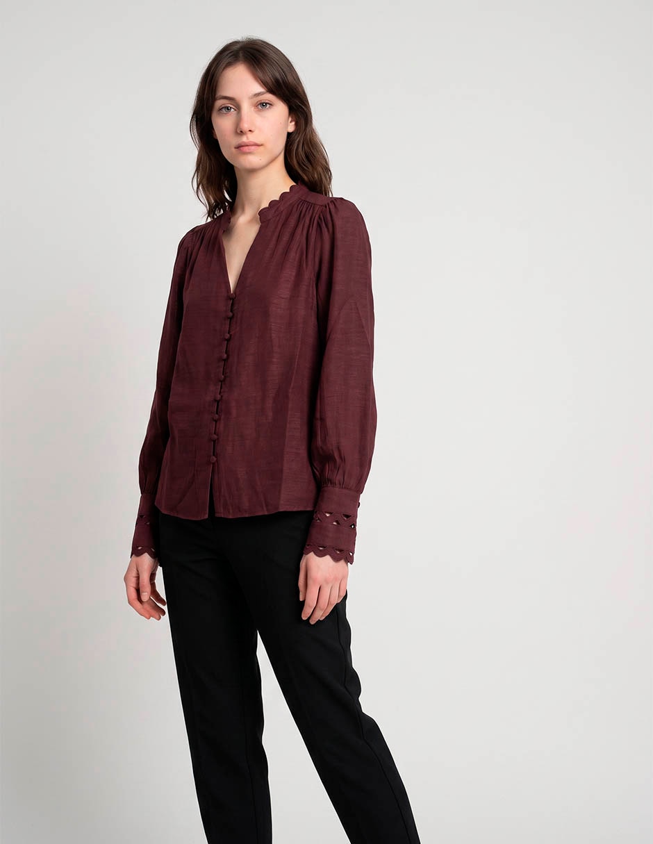 Blusa vero moda manga larga para mujer