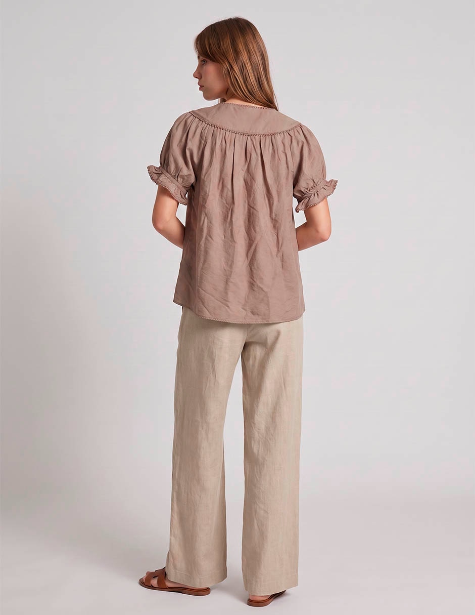 Blusa manga corta para mujer 2