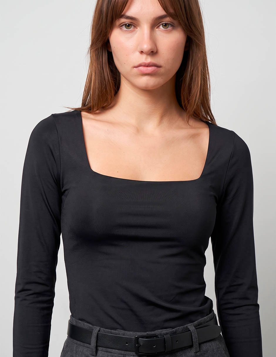 Blusa manga larga para mujer 3