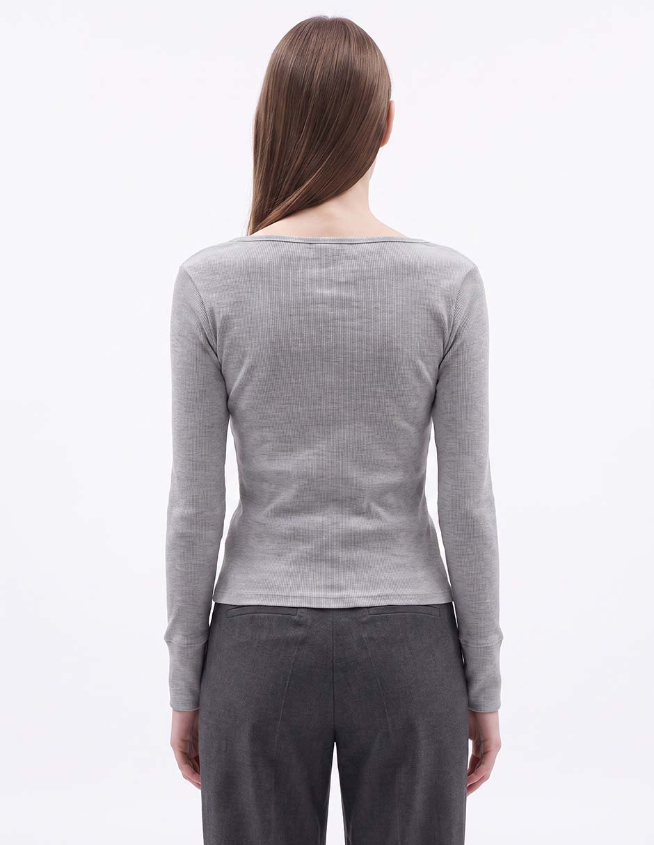 Blusa manga larga para mujer 4