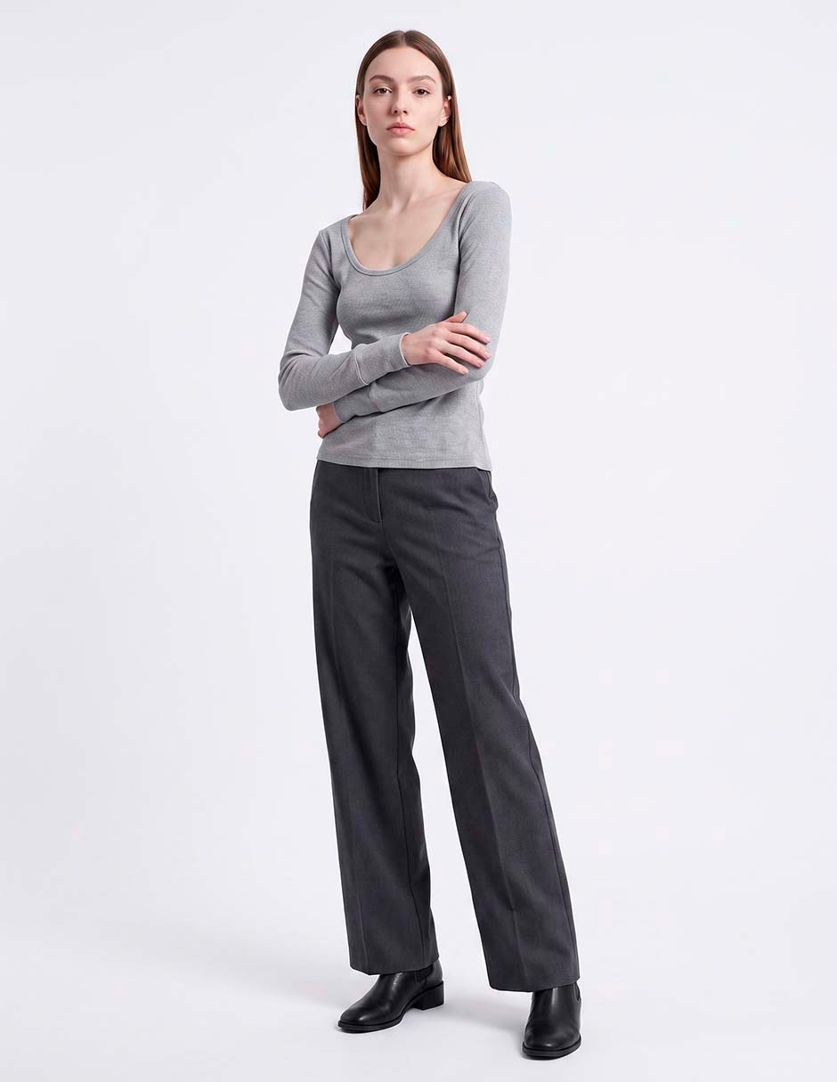 Blusa manga larga para mujer 3