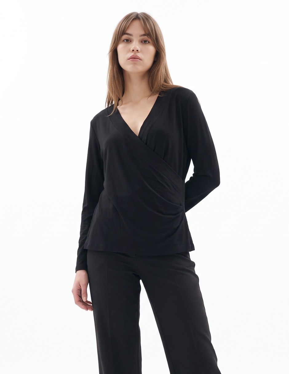 Blusa ninguno manga larga para mujer Blusa ninguno manga larga para mujer