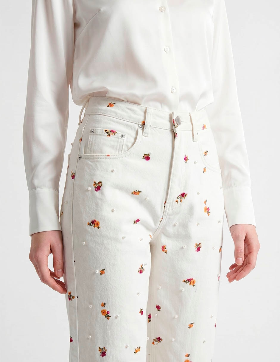 Jeans straight para mujer 3