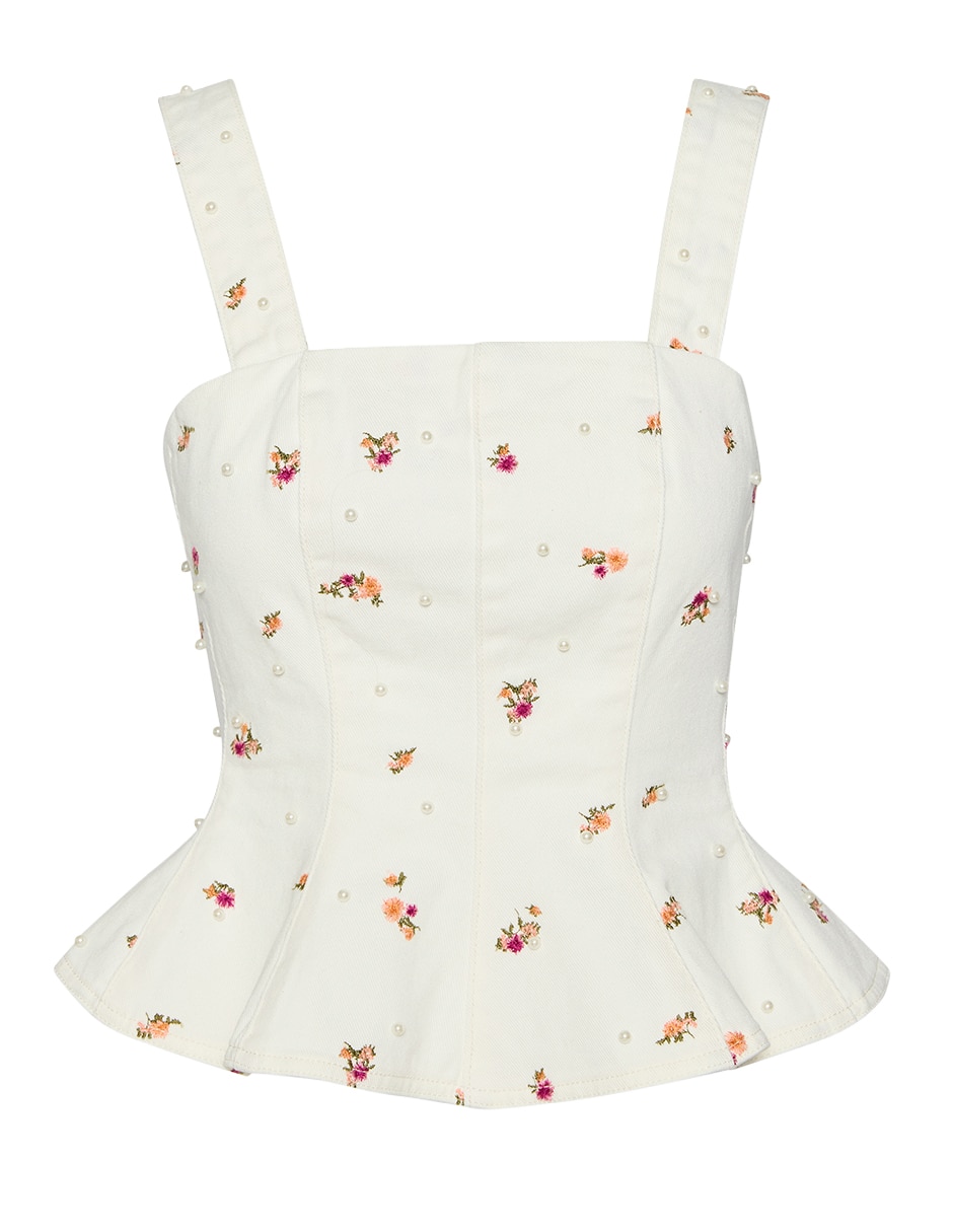 Top cuello cuadrado tirante clásico 5