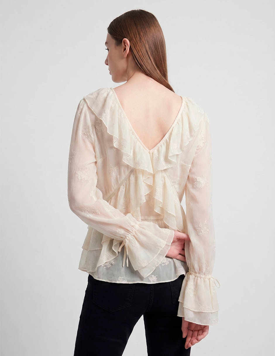 Blusa manga larga para mujer 2
