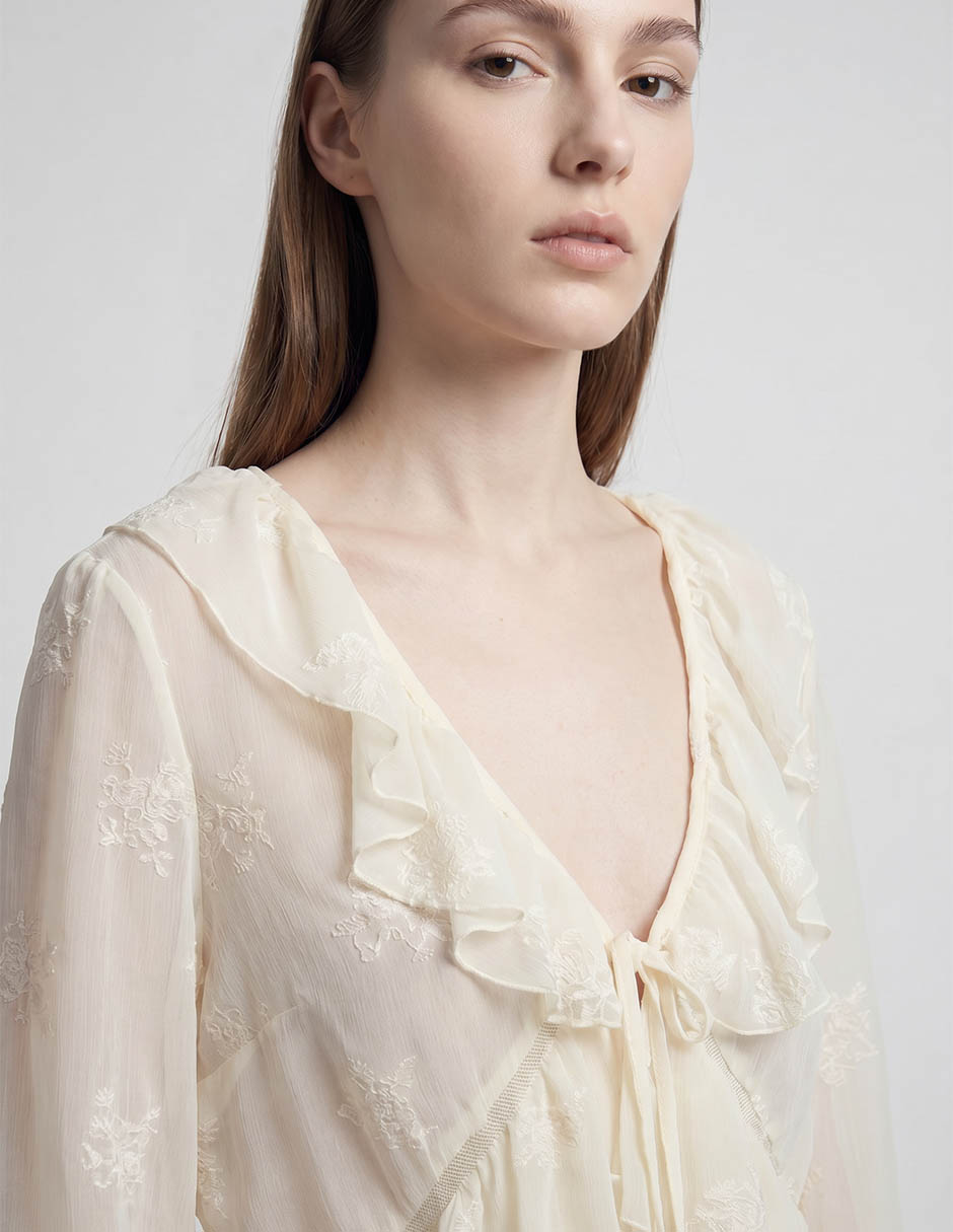 Blusa manga larga para mujer 3