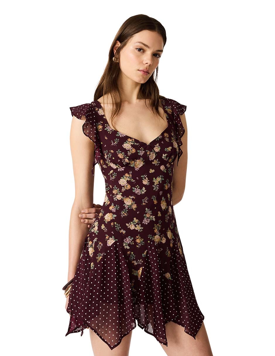 Vestido arriba rodilla casual para mujer