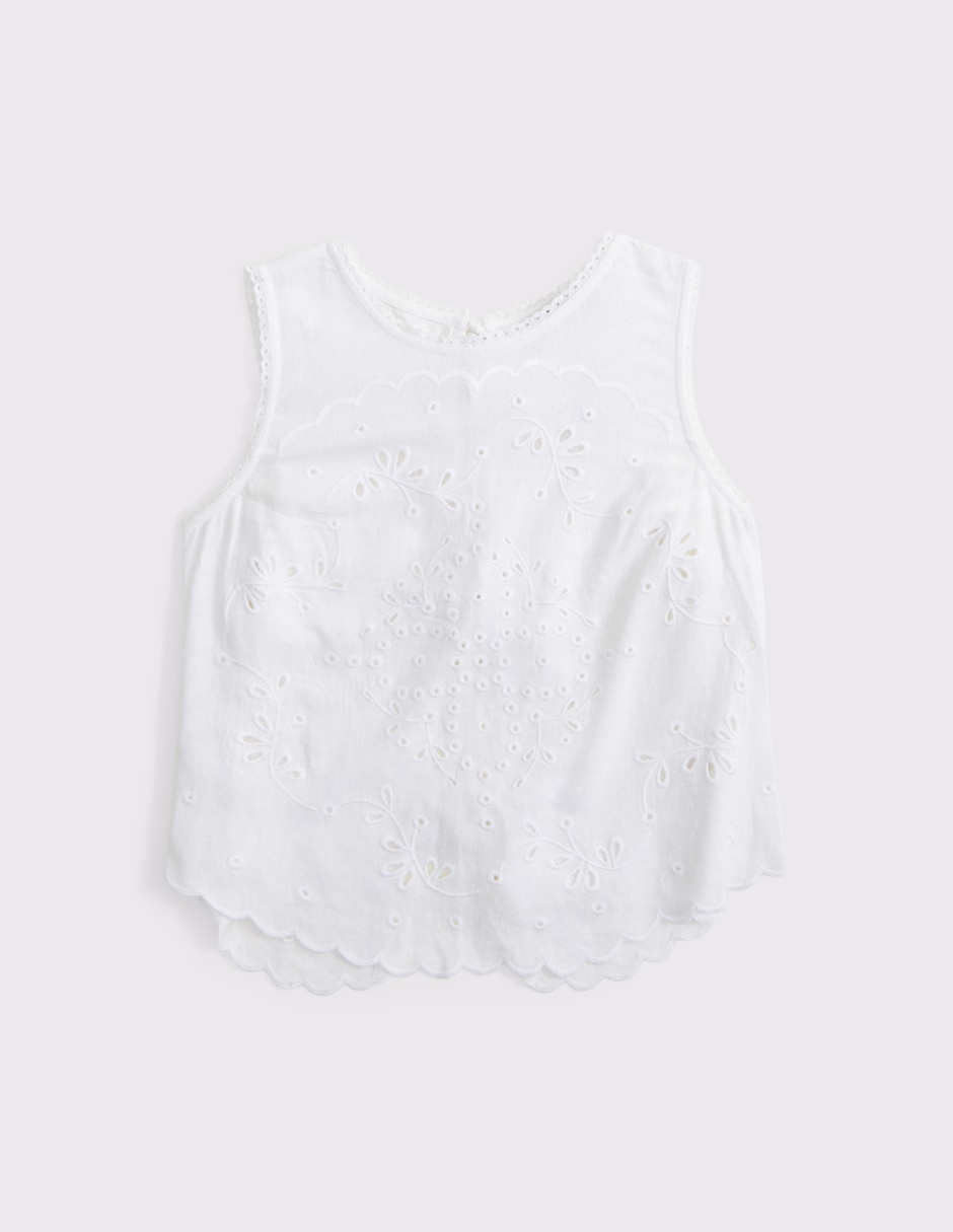 Top cuello redondo Top cuello redondo