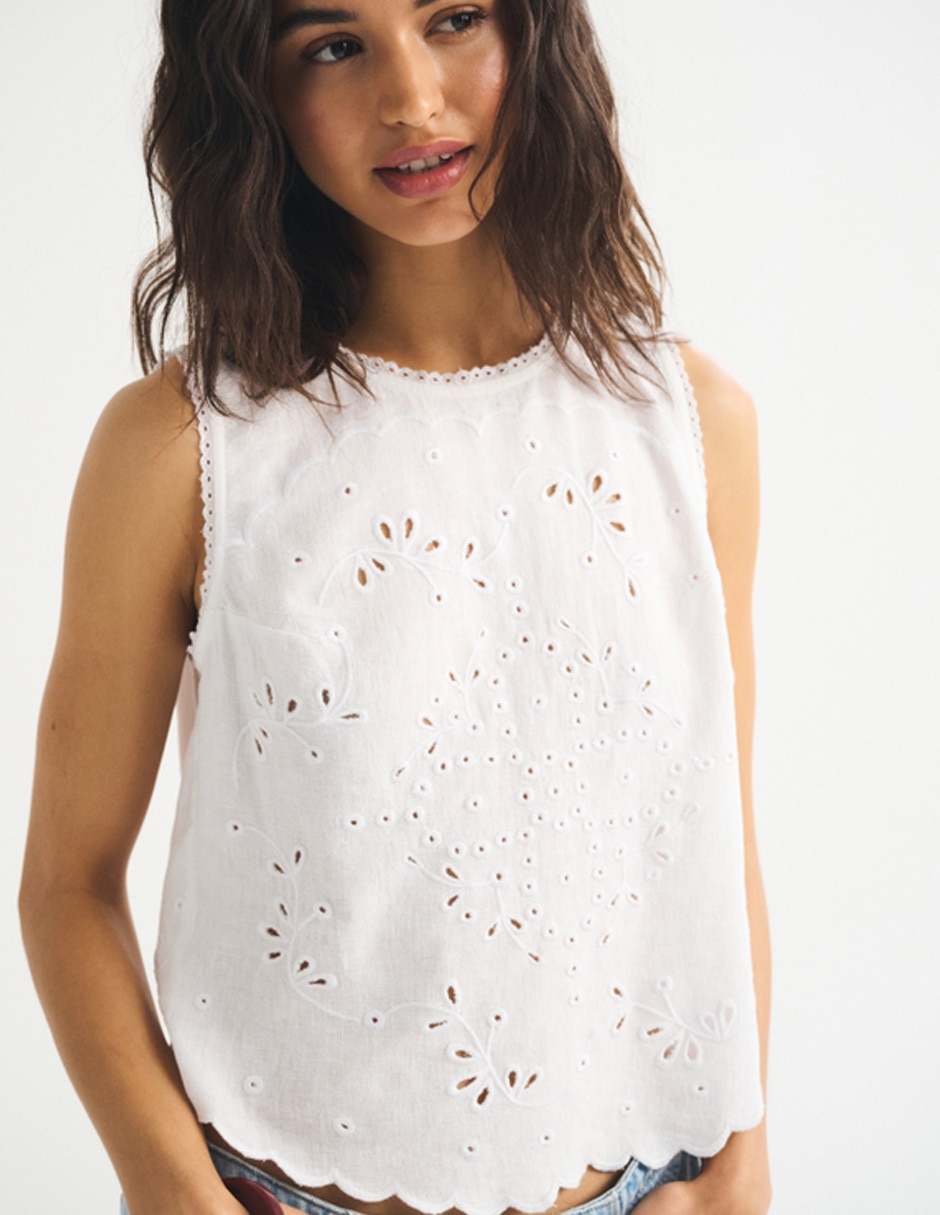 Top cuello redondo 8