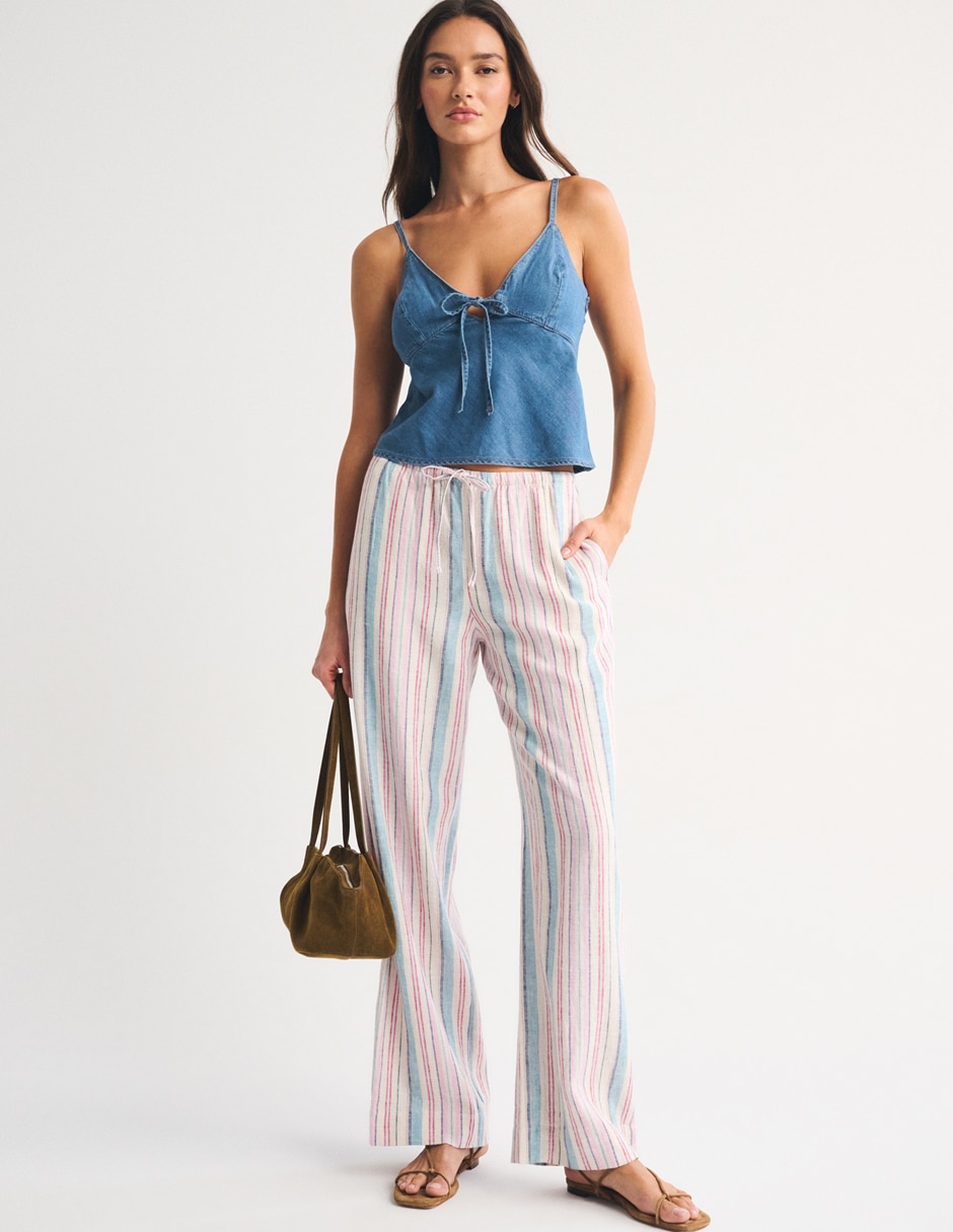 Pantalón Abercrombie & Fitch regular para mujer