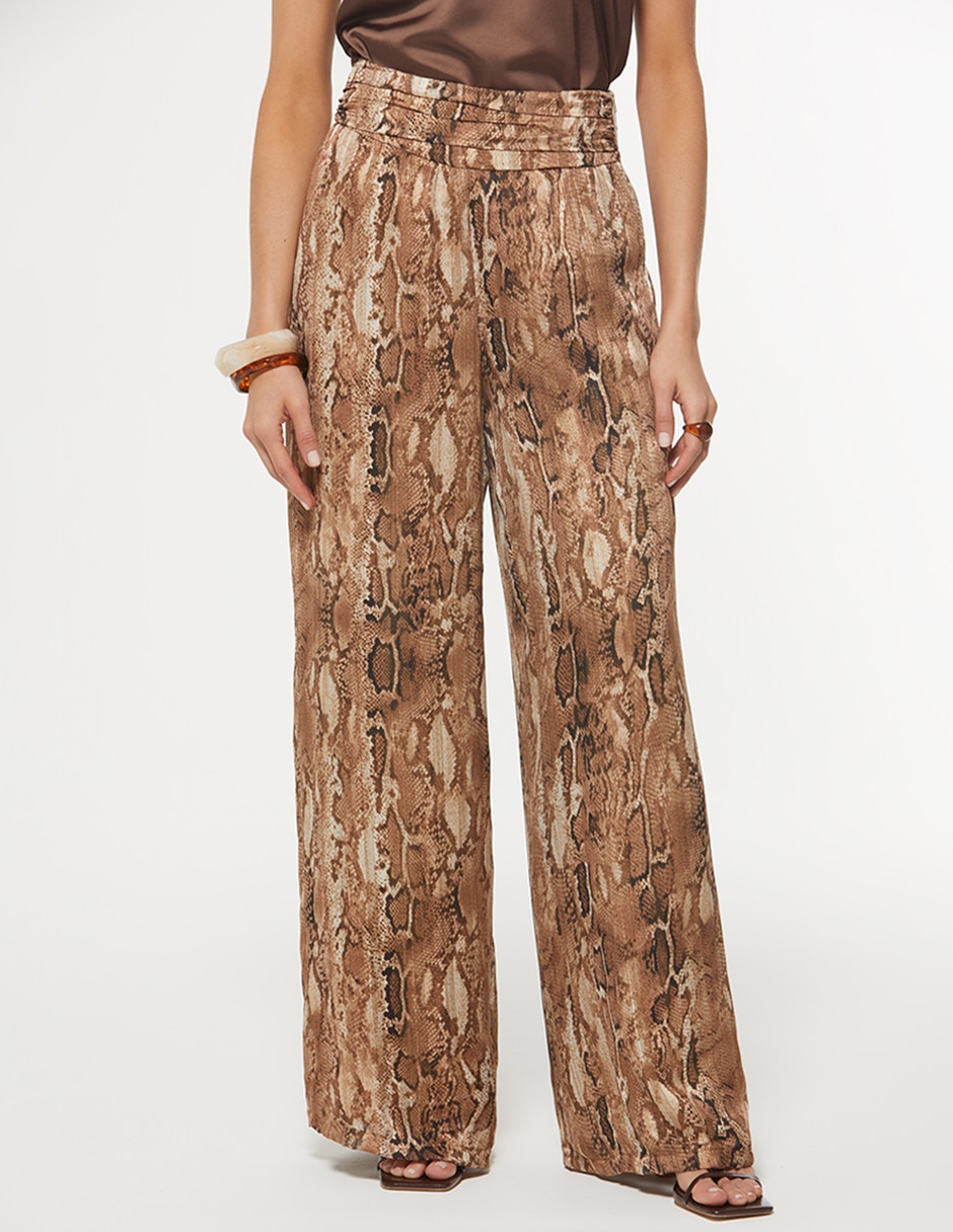 Pantalón relaxed Studio F palazzo para mujer