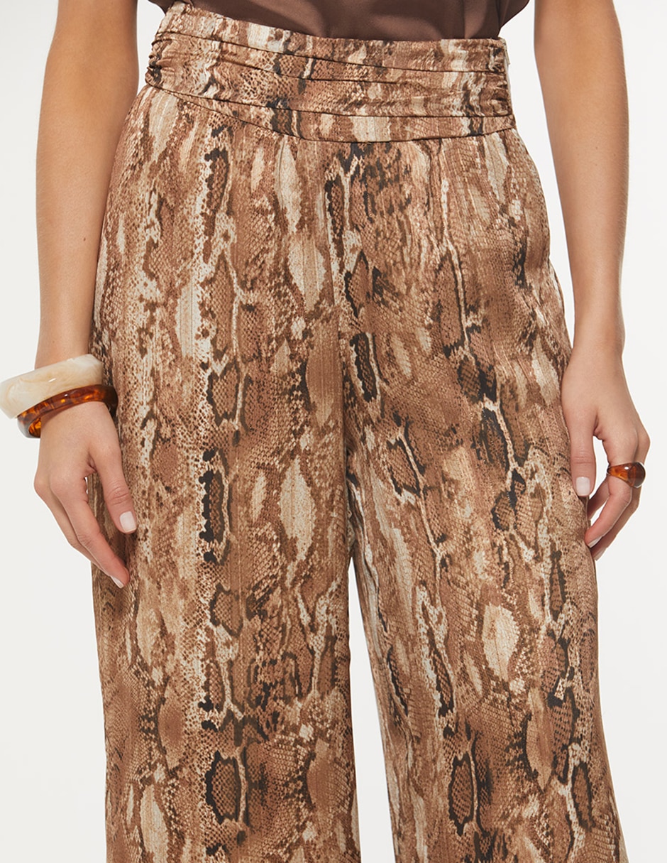 Pantalón relaxed Studio F palazzo para mujer